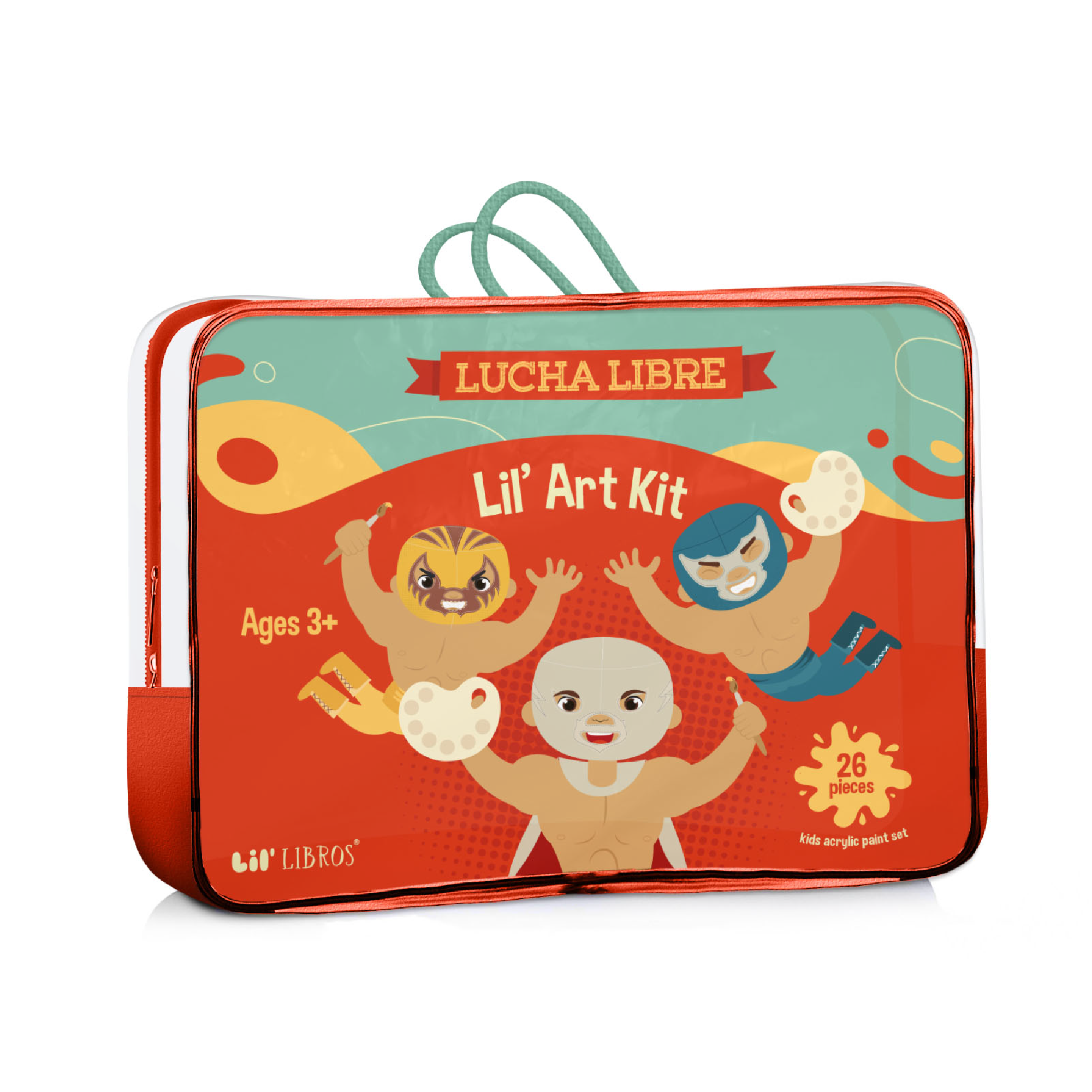 Lil' Libros ~ Bilingual Children's Books & Games - Lil' Lucha Libre Art Kit