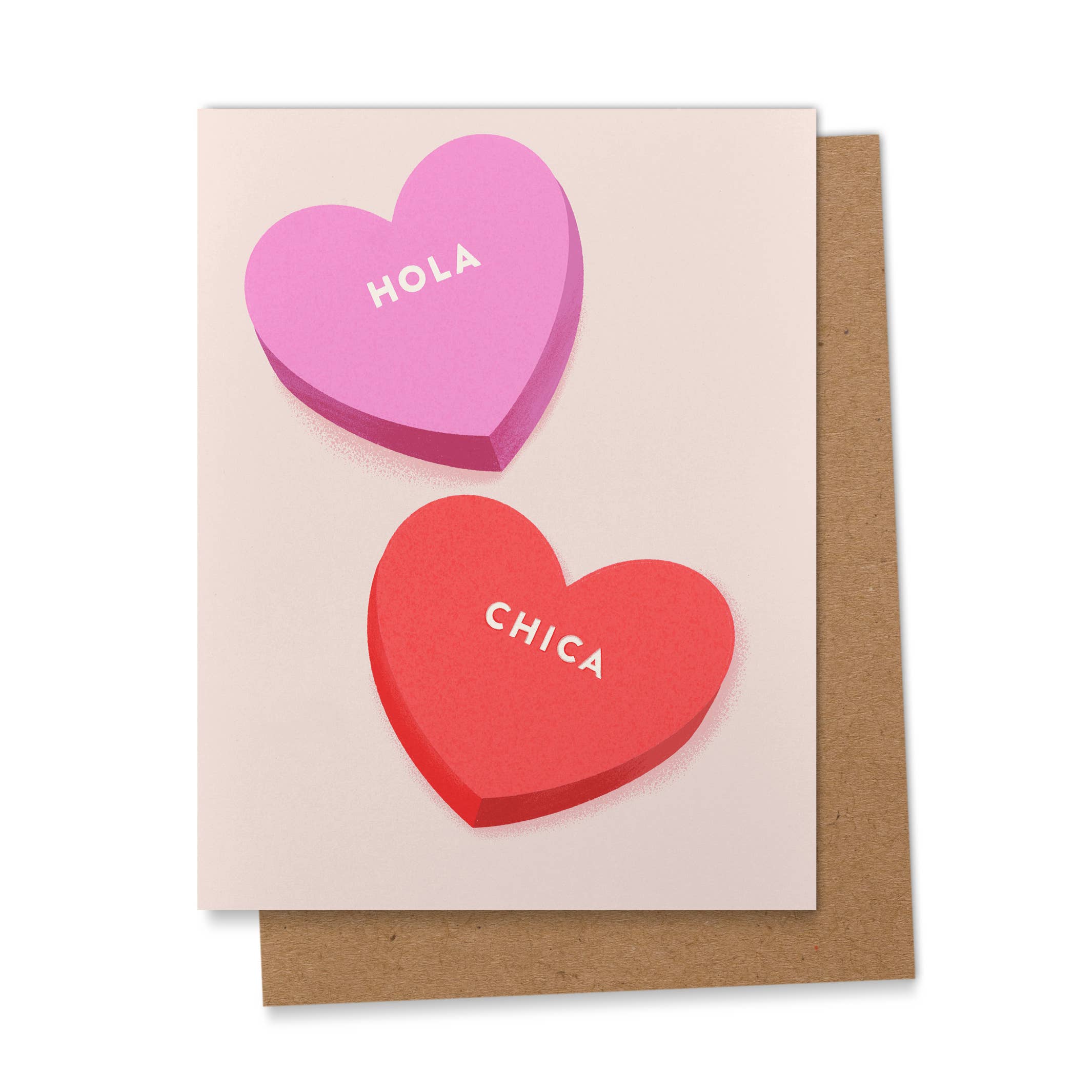 Ana Peake - Hola Chica Spanish Galentine's Day Greeting Card