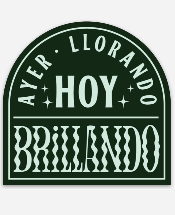 Jen Zeano Designs - Brillando Sticker