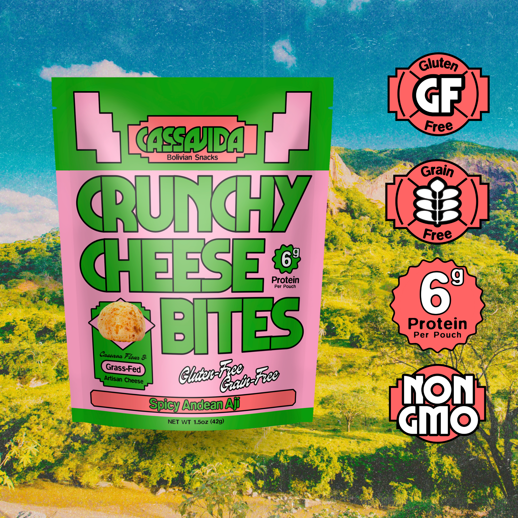 Cassavida - Cassavida Cheese Bites – Spicy Andean Ají Gluten-Free Snack