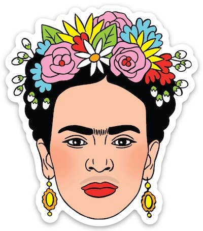 THE FOUND - Frida Flower Crown Die Cut Sticker