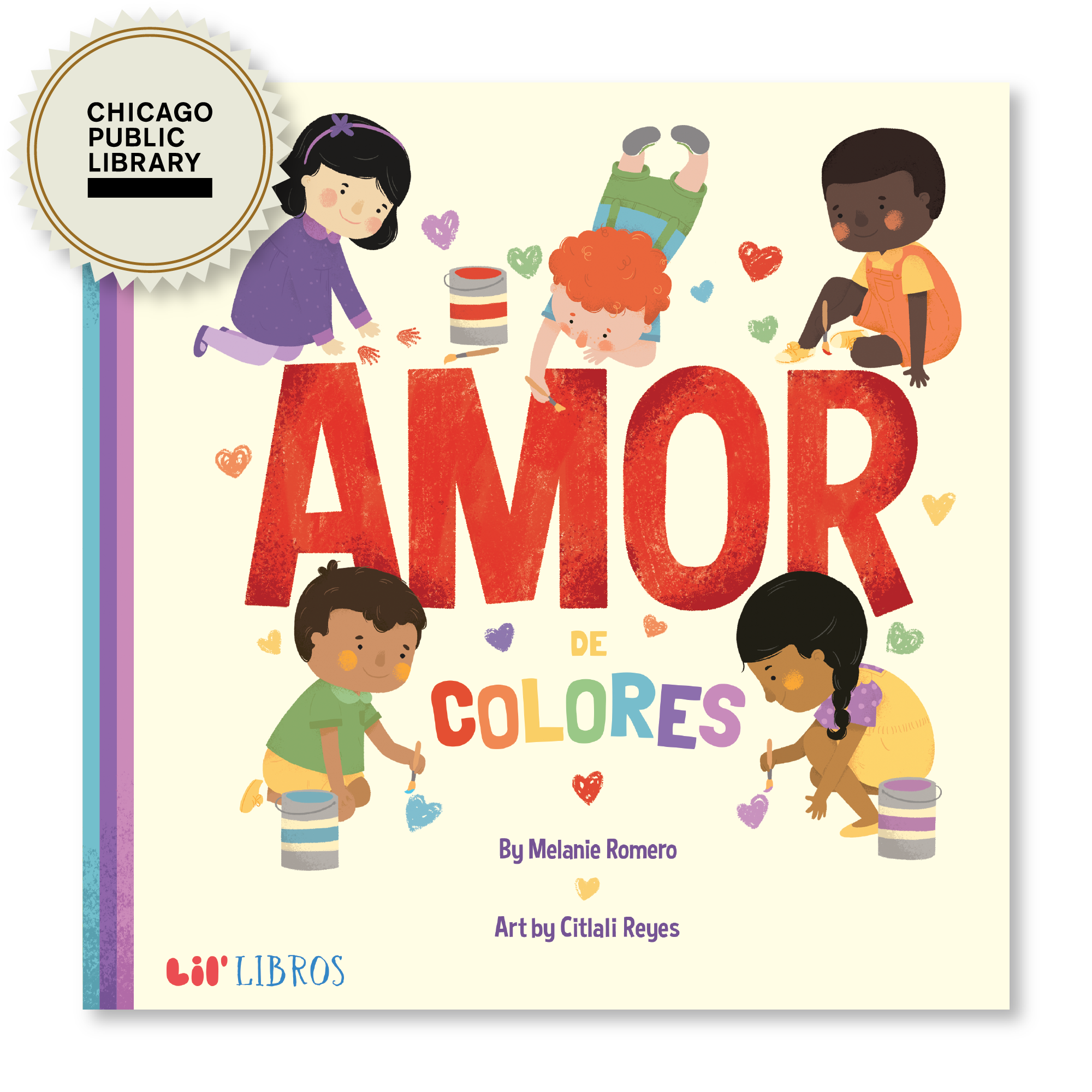 Lil' Libros ~ Bilingual Children's Books & Games - Amor De Colores (Bilingual: English and Spanish)