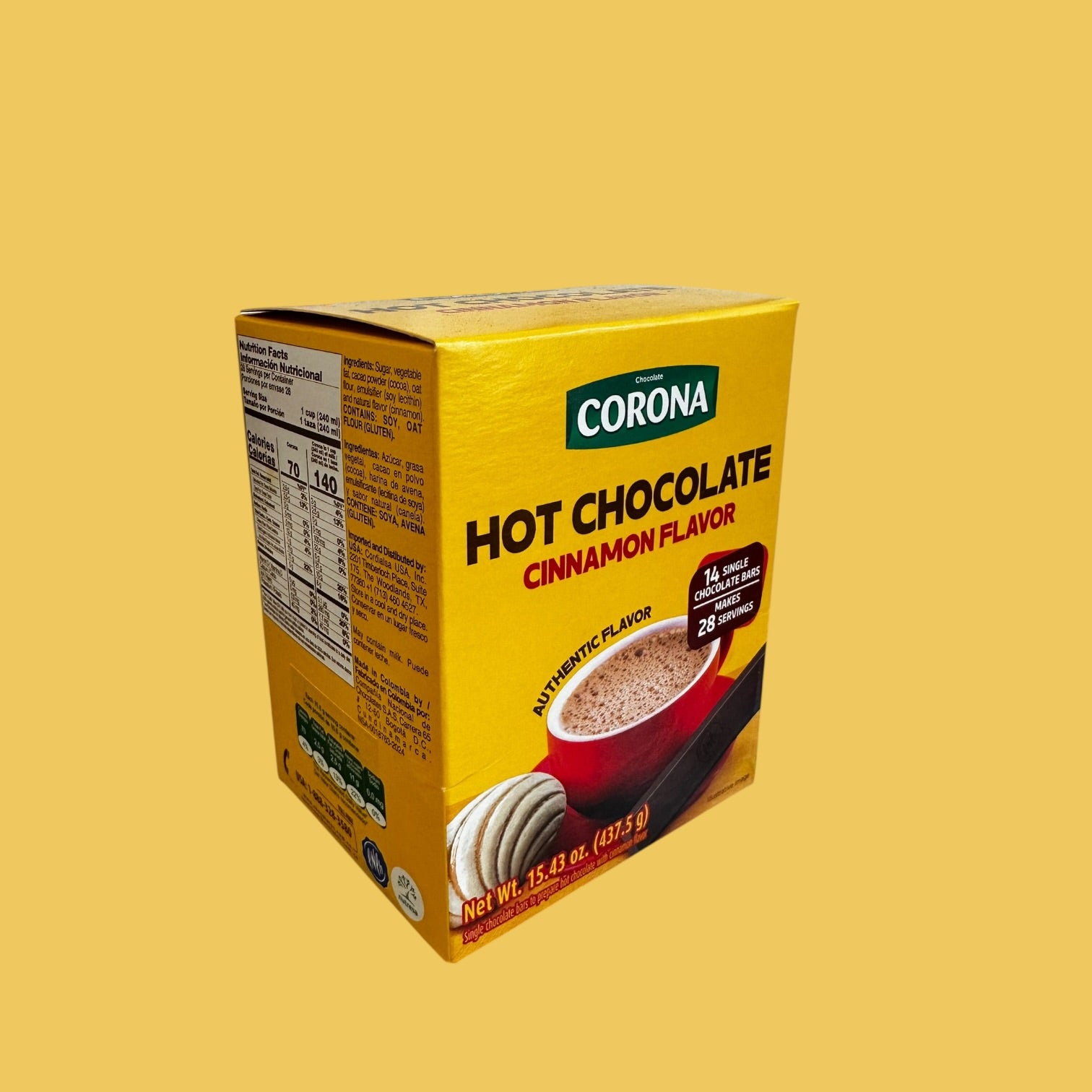 Corona - Chocolate Drink Mix, 14 bars, 15.43 oz