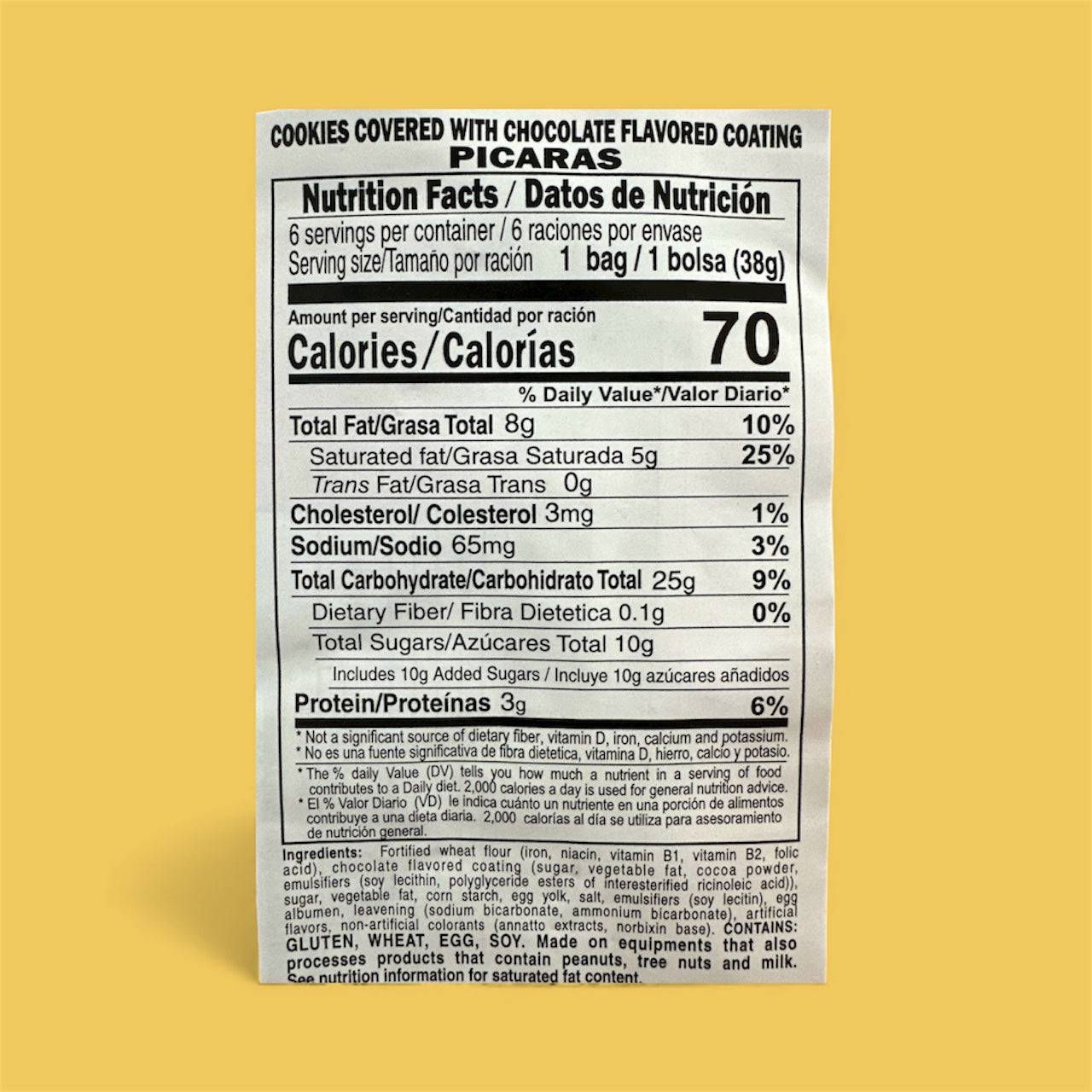 Pícaras- Chocolate Cookies, 240 g