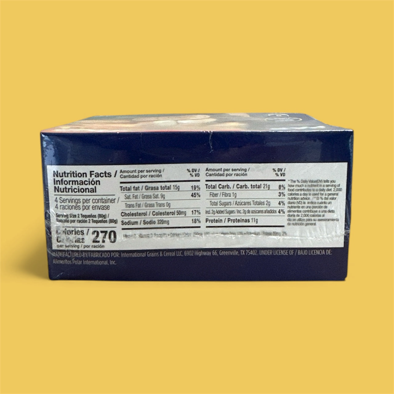 P.A.N- Tequeños de queso, Box of 8 pieces, 11.28 oz