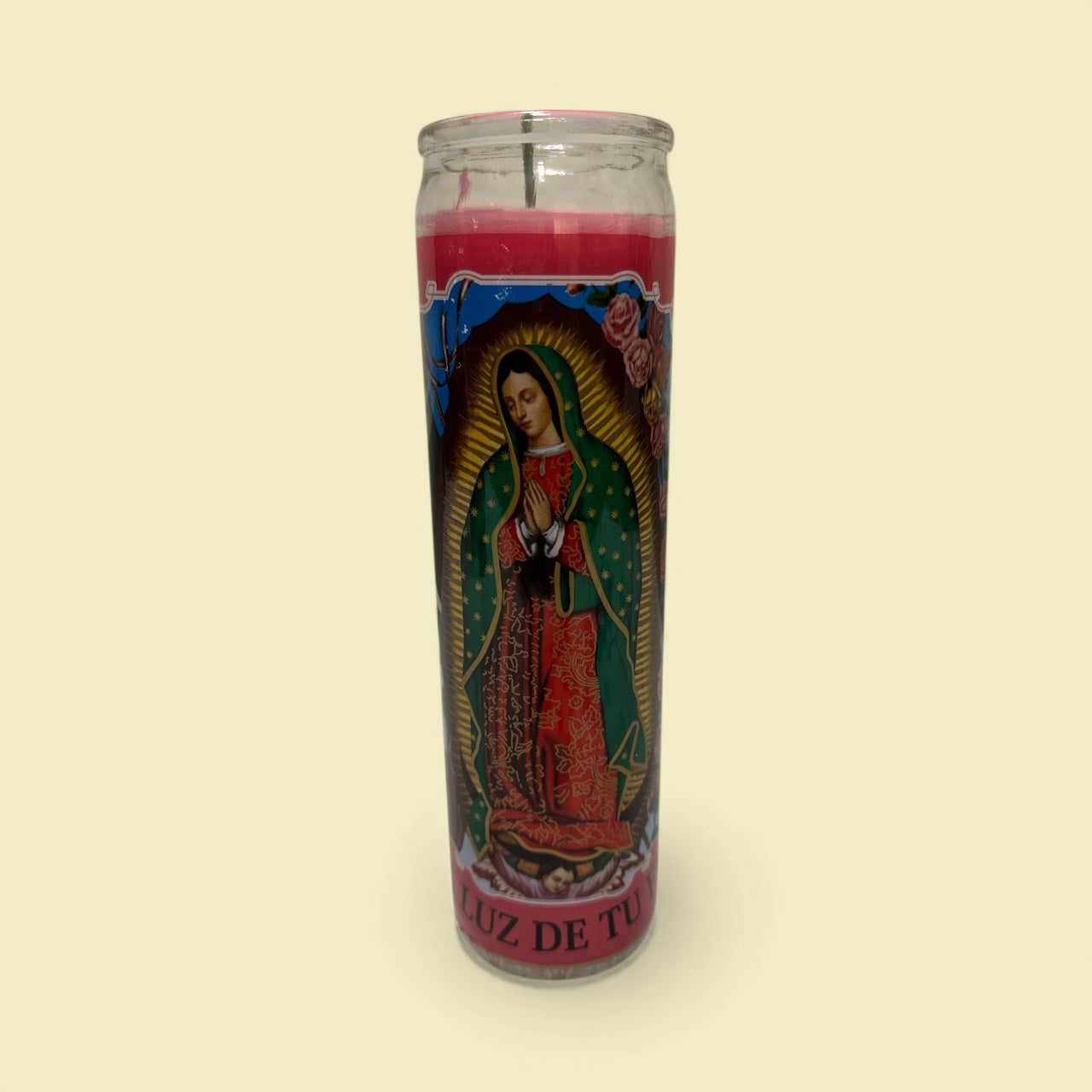 Veladora - Virgen de Guadalupe Pink
