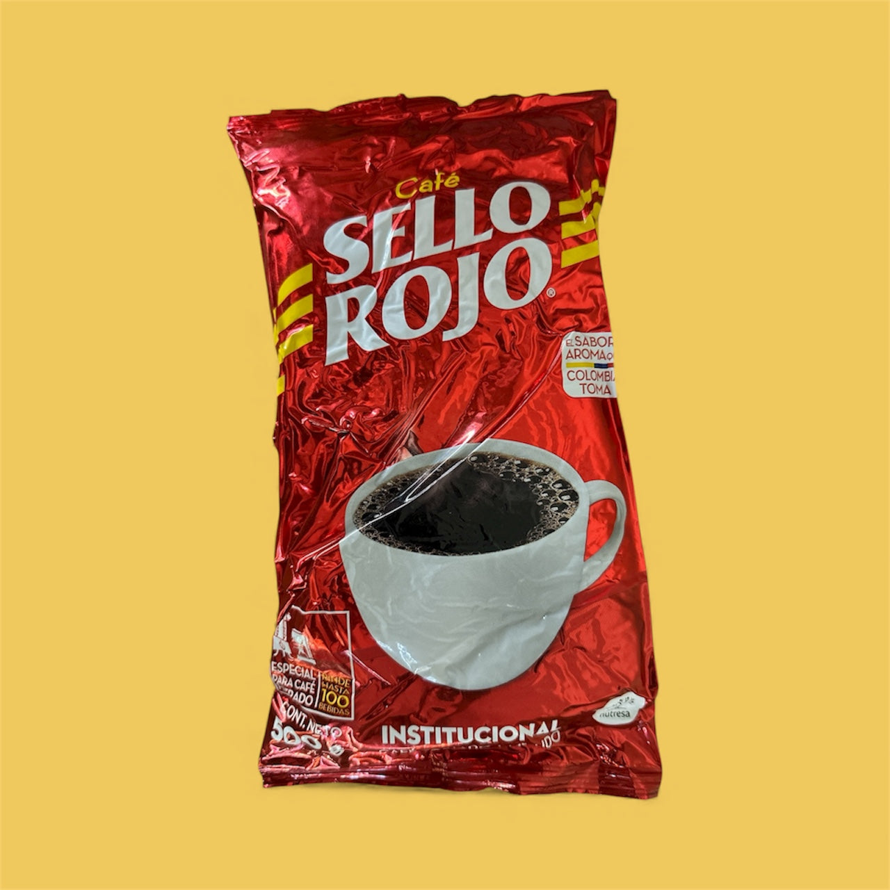 Sello Rojo - Cafe tostado y molido, 500grs