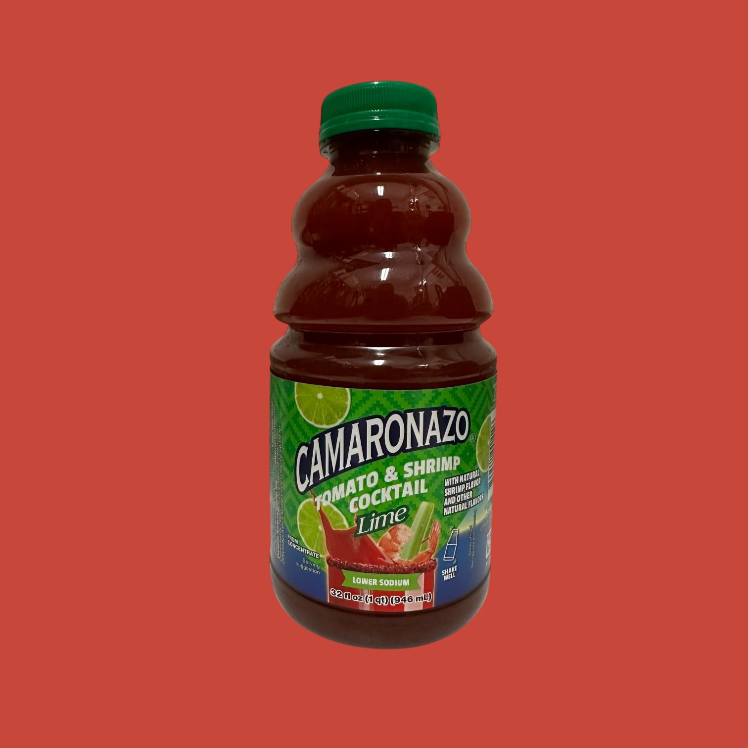 Camaronazo - Chelada Lime Cocktail Juice, 32oz