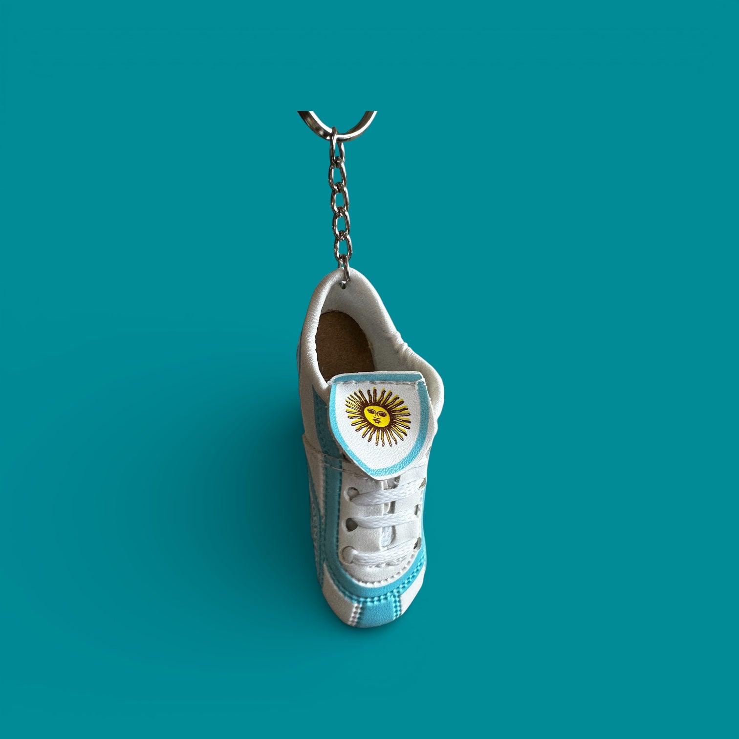 Futbol Cleat Keychain- Argentina