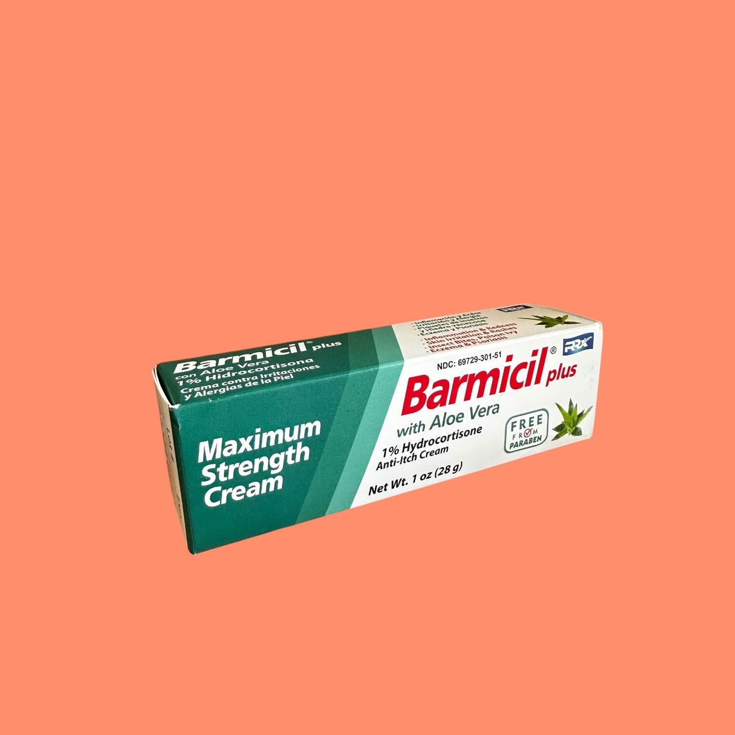 Barmicil Plus- with Aloe Vera, 1 oz