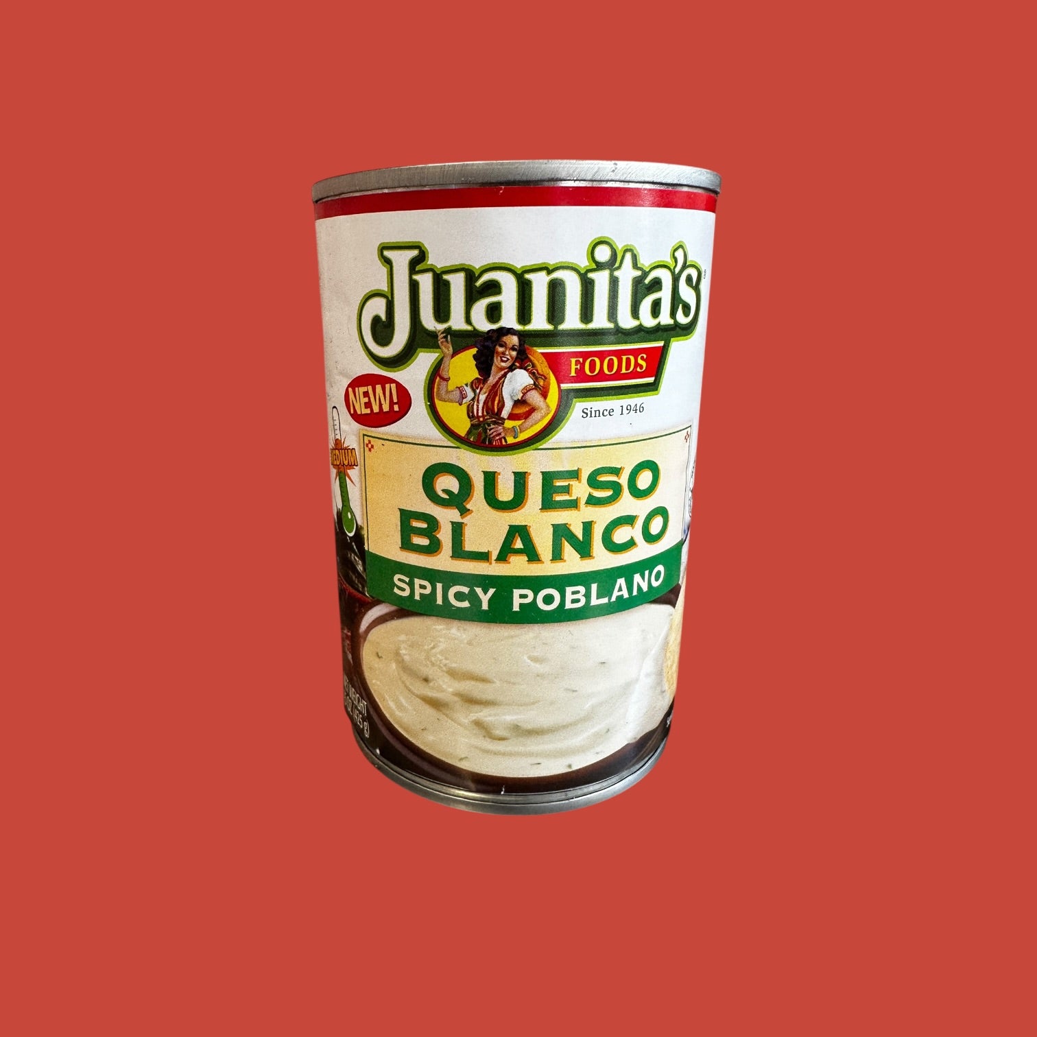 Juanita's - Queso Blanco Spicy Poblano  Sauce 15 Oz