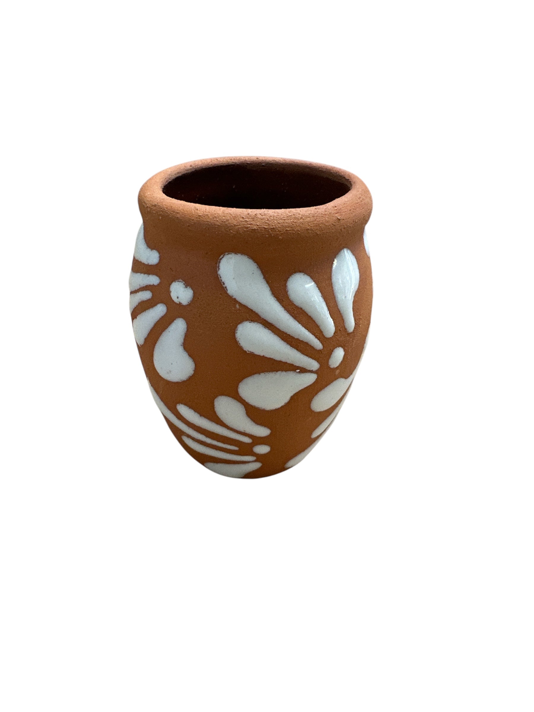 MDLR - Cantarito tequilero con relieve, terracota