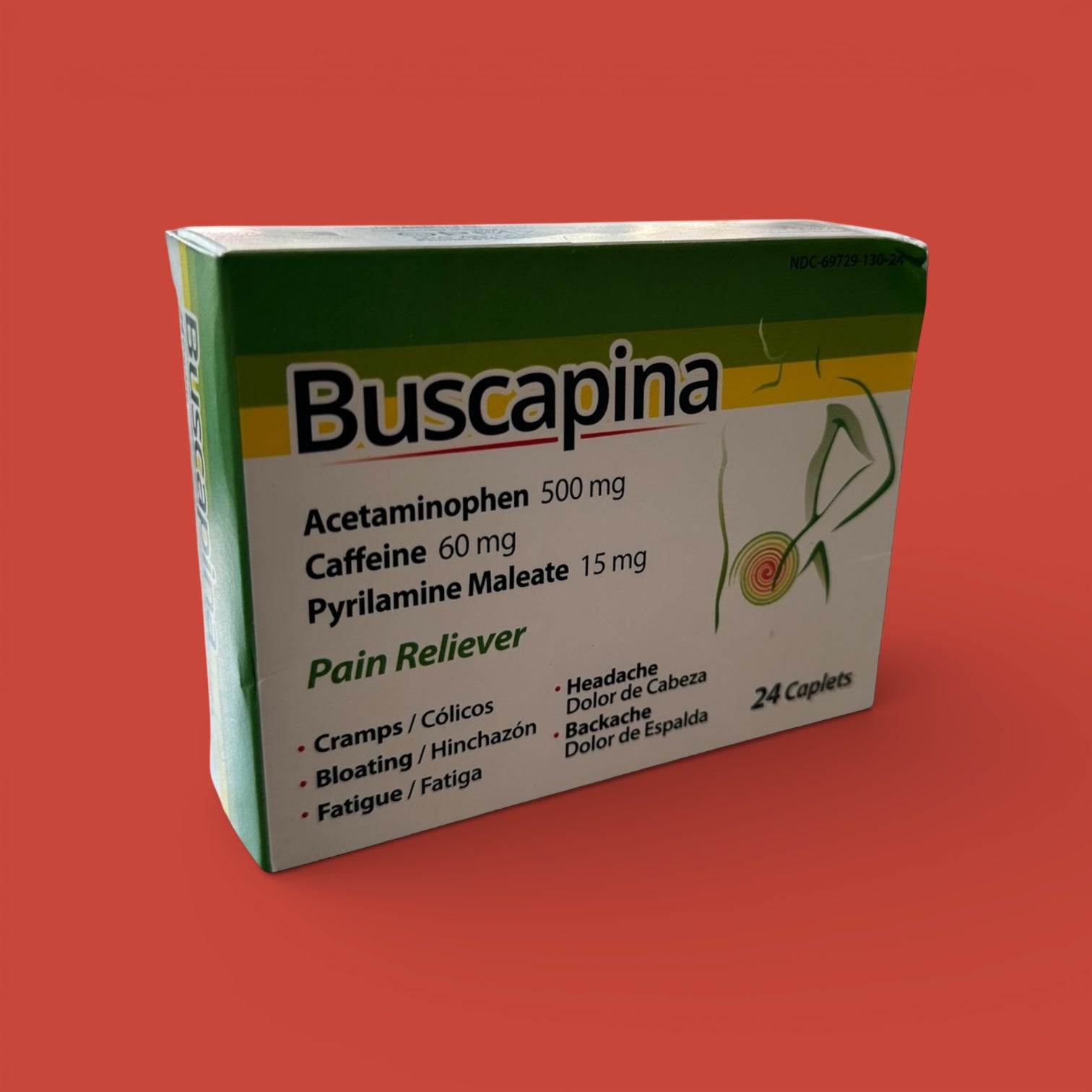 Buscapina - Pain Reliever Caplets, 24 ct