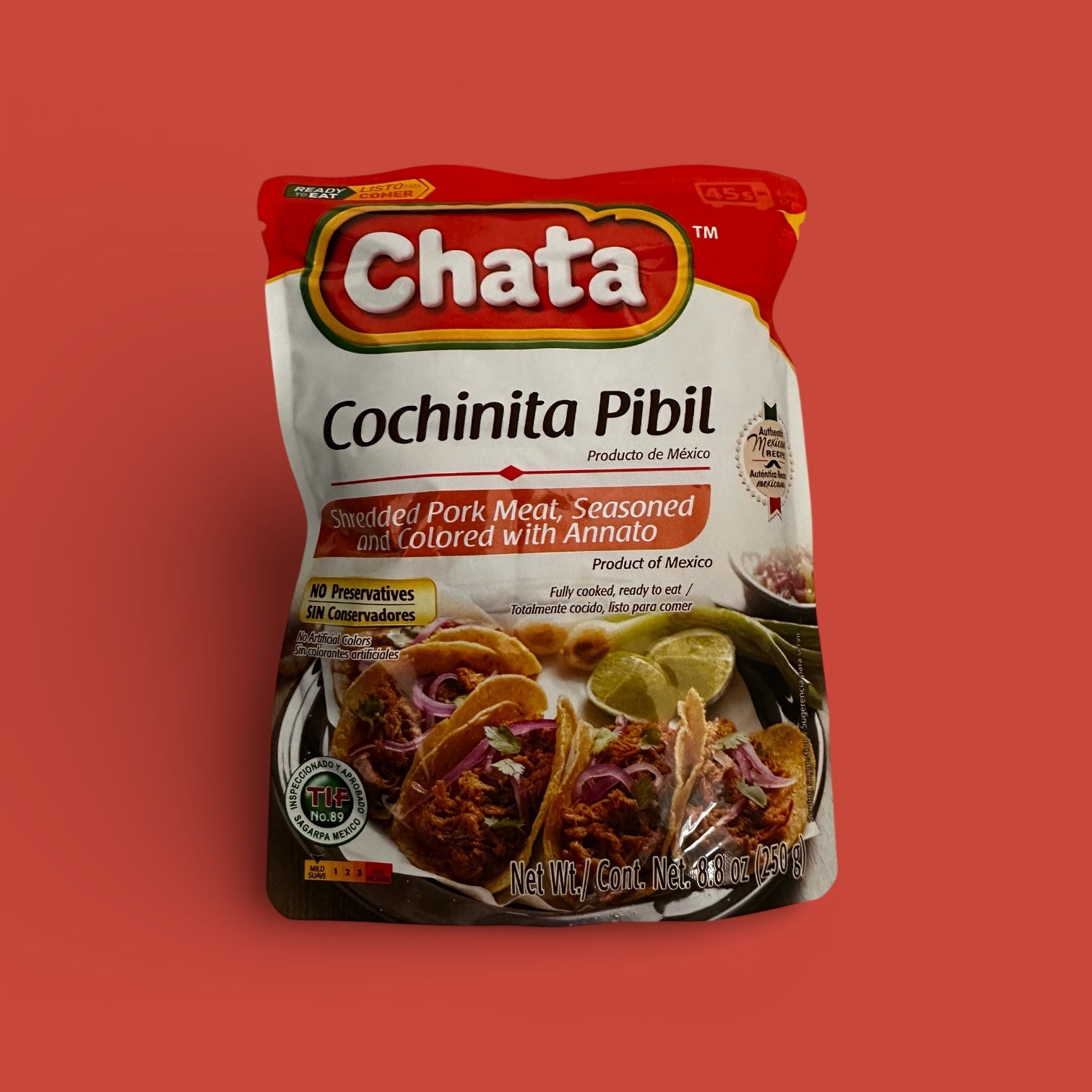 Chata - Cochinita Pibil, 8.8 oz, Single Pouch