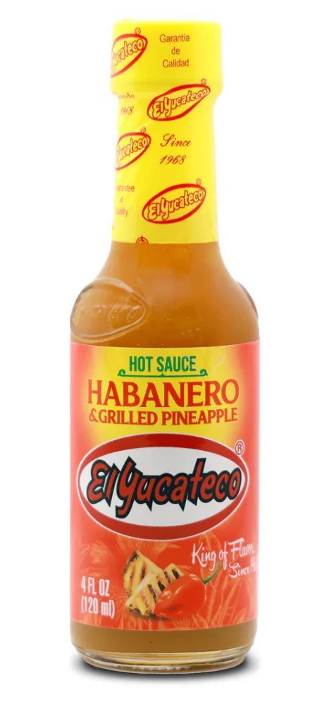 El Yucateco - Habanero & Grilled Pineapple, 4 oz, Single bottle