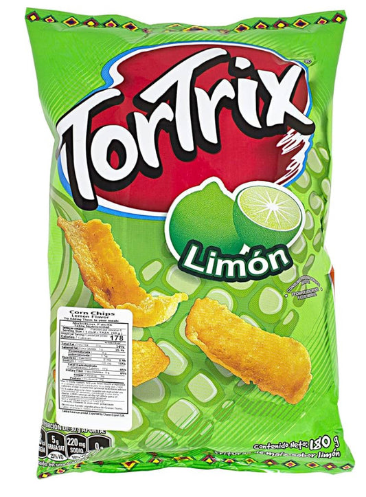 Tortrix - Corn Chips with Lime, 6.35 oz