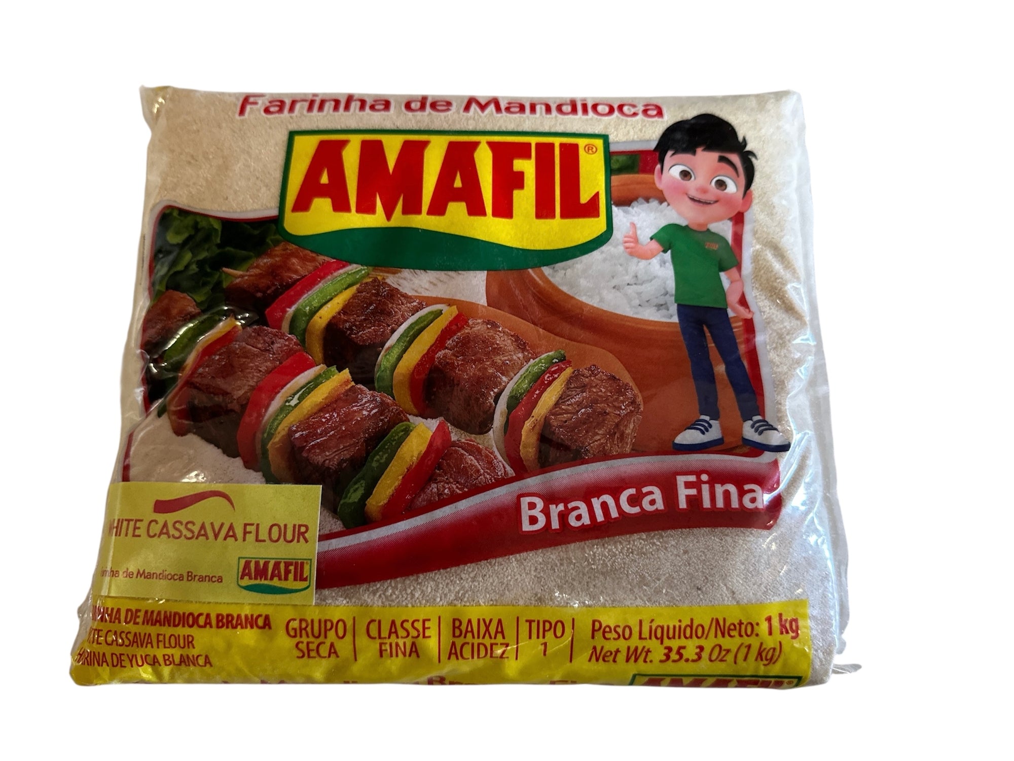 Amafil- Farinha Mandioca Branca, 1kg