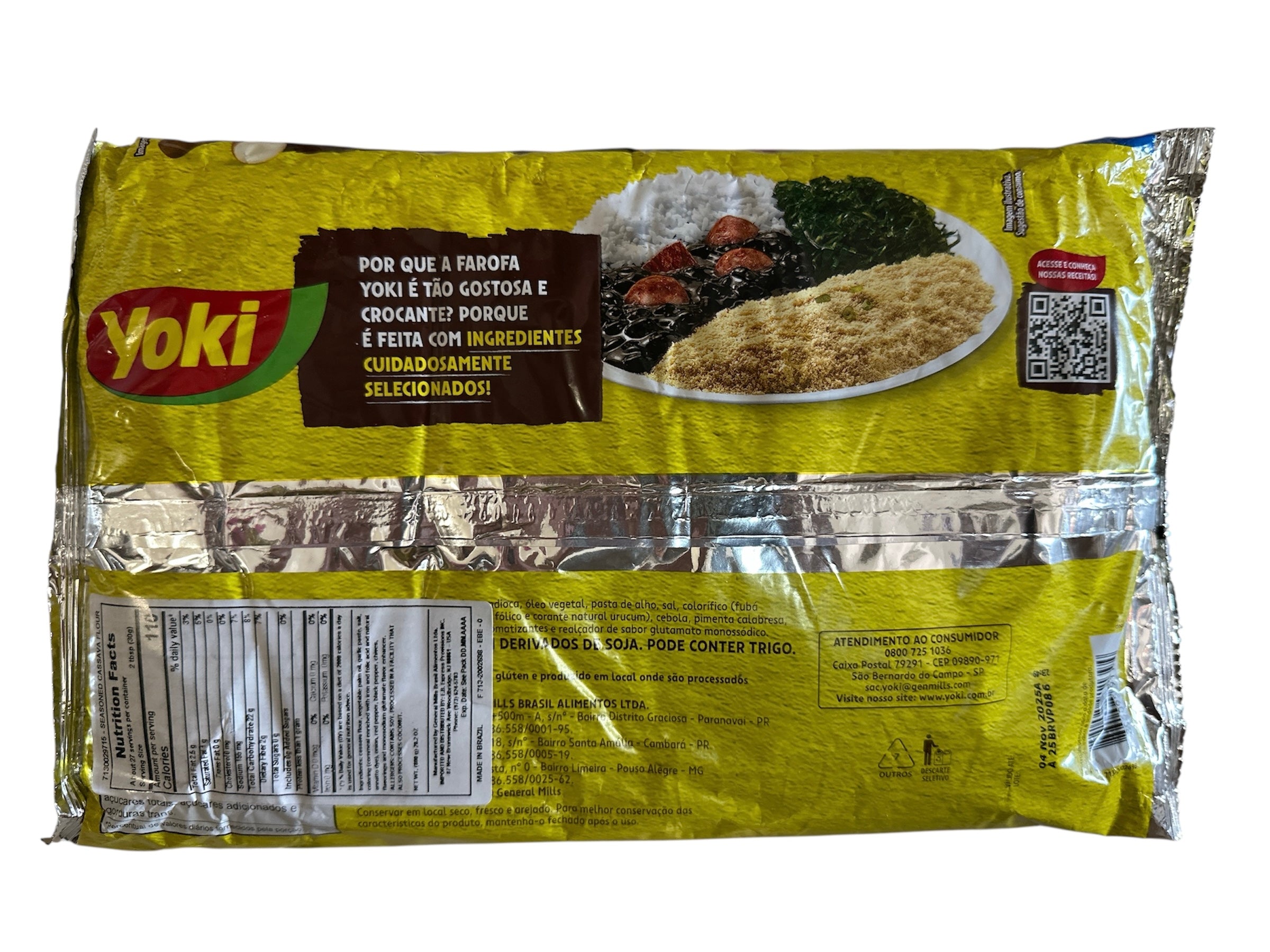 Yoki- Farofa Pronta de Mandioca (800 g)