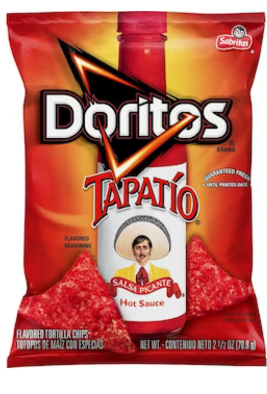 Doritos Tapatio - 2.5 Oz, Single Bag