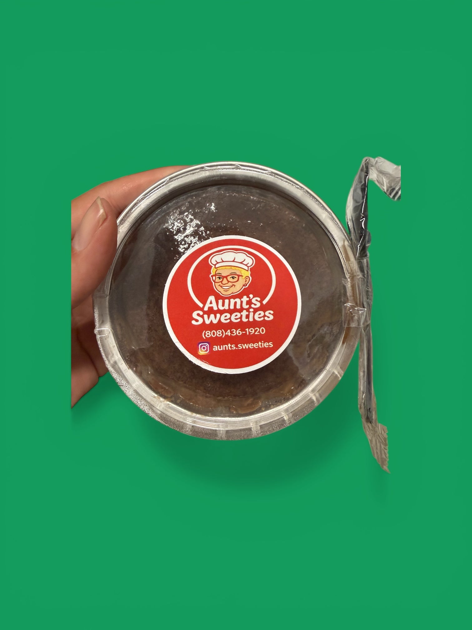 Aunt's Sweeties- Chocolate Flan, 8 oz, single container