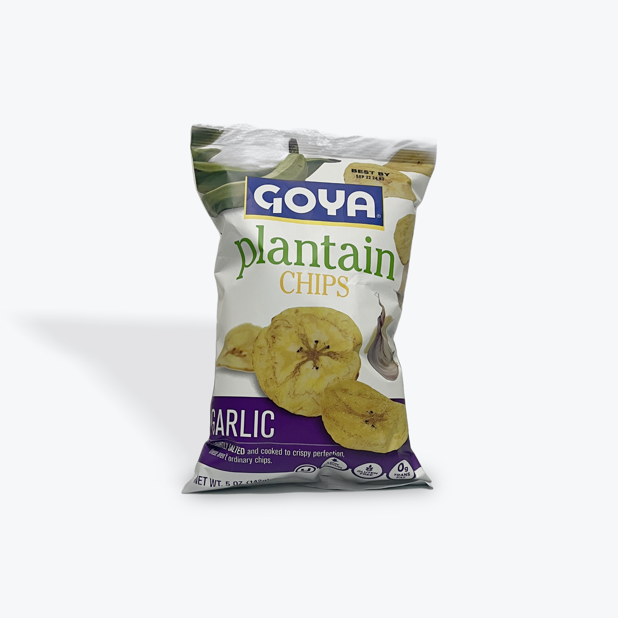 Goya- Plantain garlic chips, 5 oz