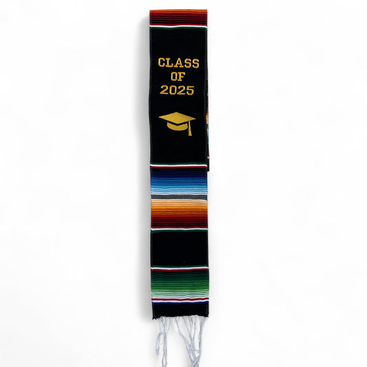Graduation 2025 Estola- Black Serape Class of 2025