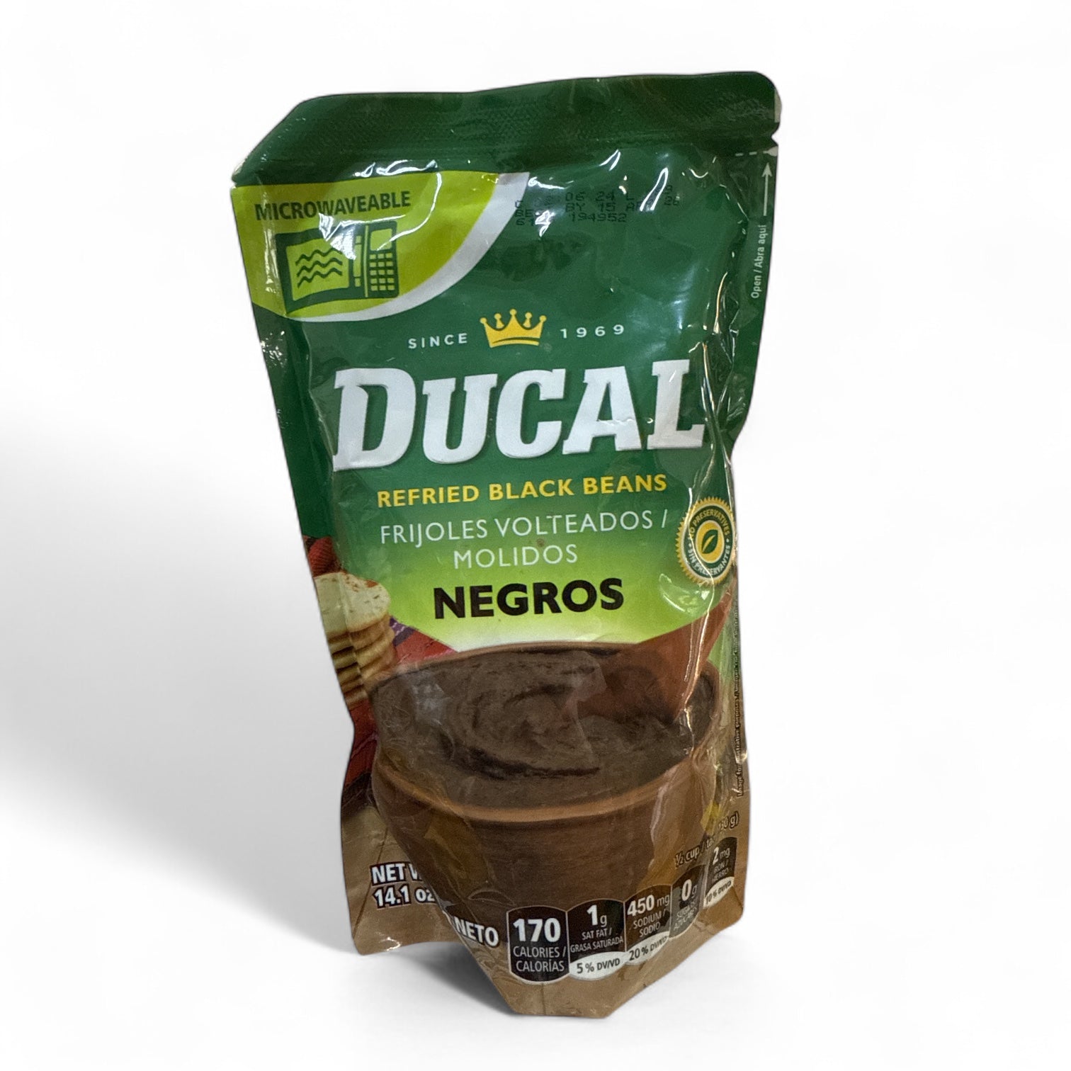 Ducal - Black Beans, 14.1 Oz, Single Doy-Pack