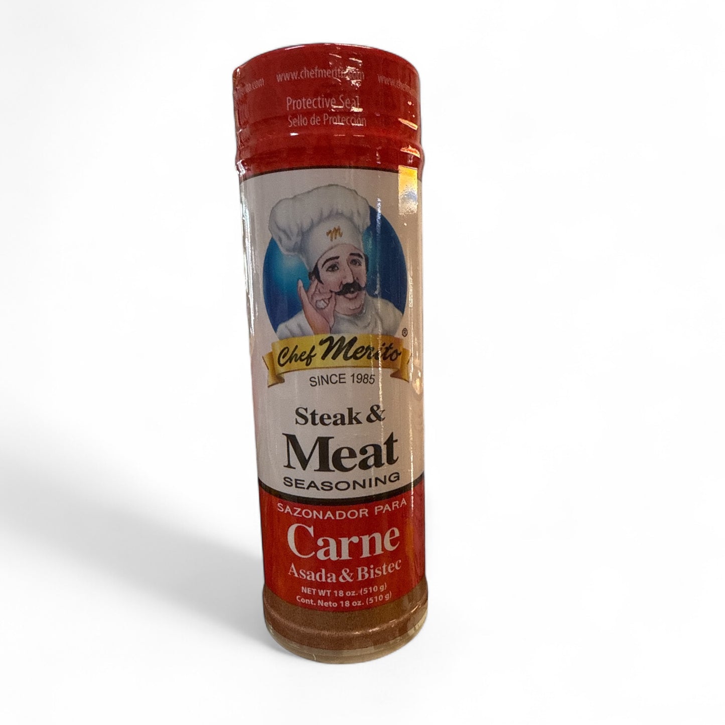 Chef Merito- Sazonador para Carne, 18 oz