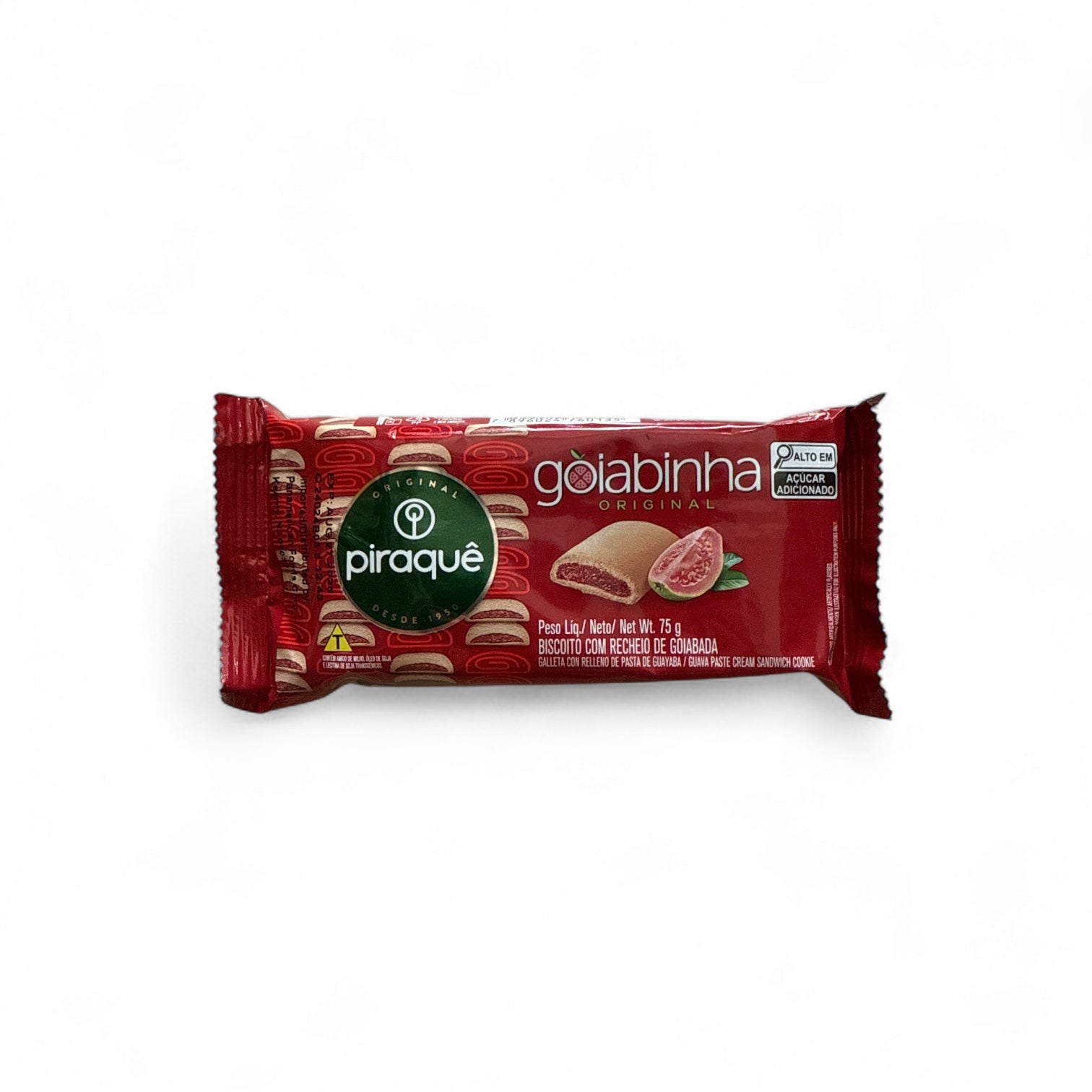 Piraque - Roladinho Goiabinha, 80 g, Single Pack