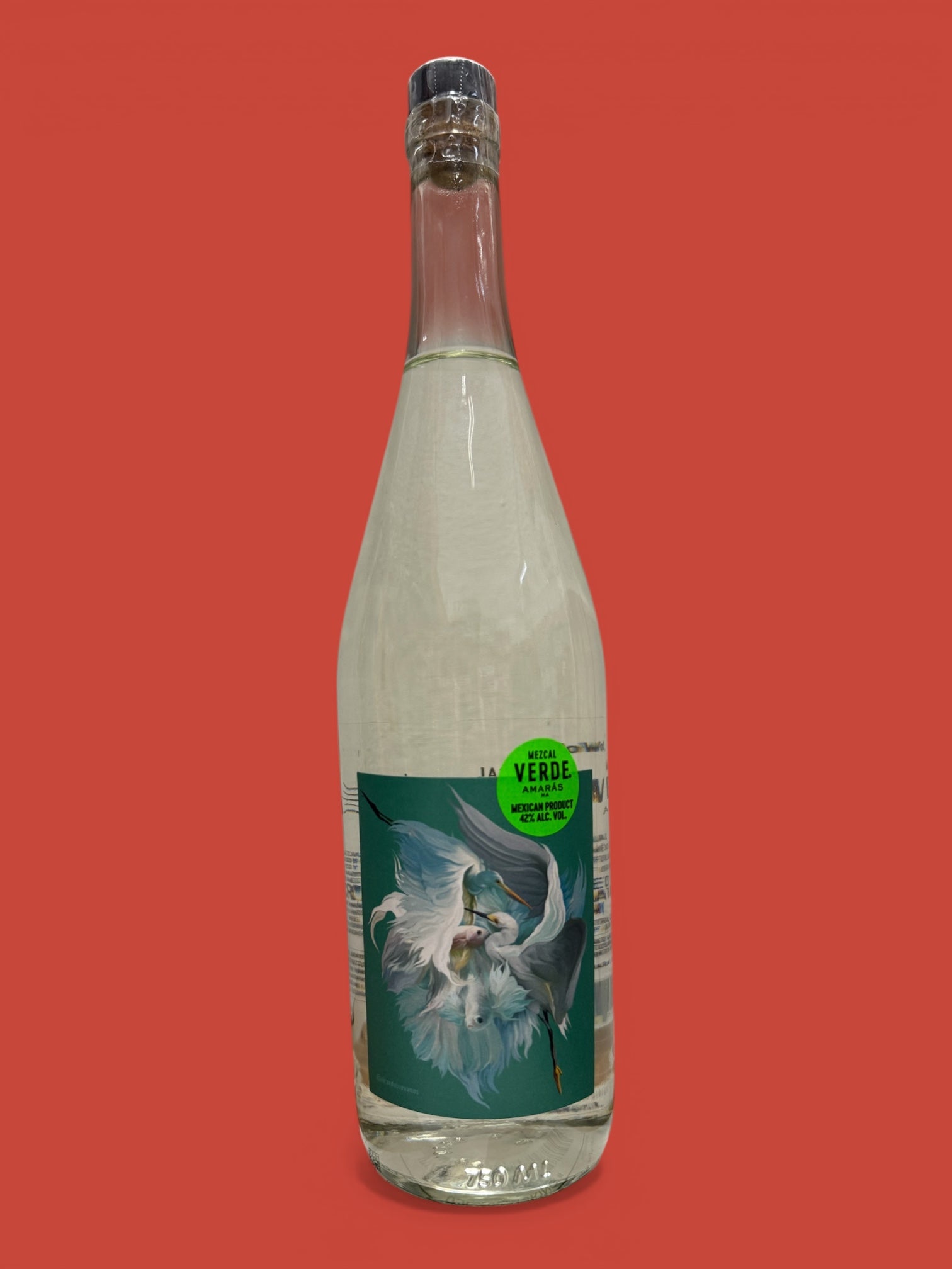 Verde Amarás - Mezcal Joven Espadín Artesanal (84 Proof), 750 ml, Glass Bottle