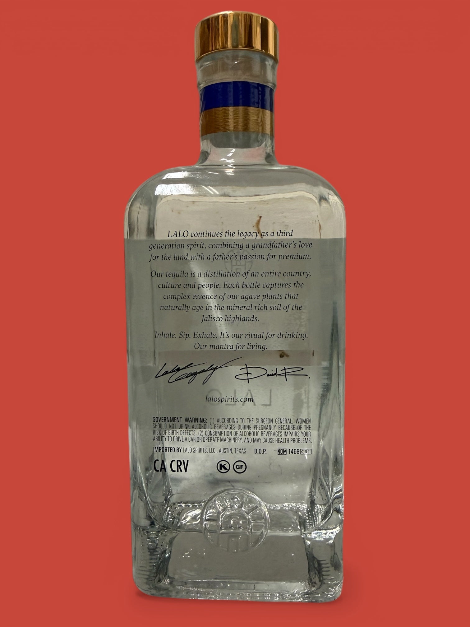 Lalo - Tequila Blanco, 750 ml, SIngle Bottle