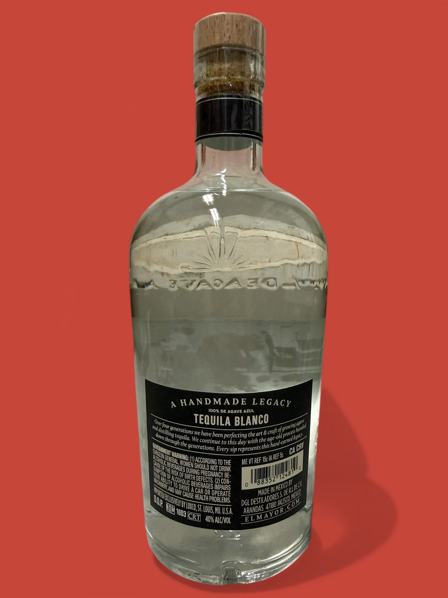 El Mayor - Tequila Blanco, 750 ml, Single Bottle