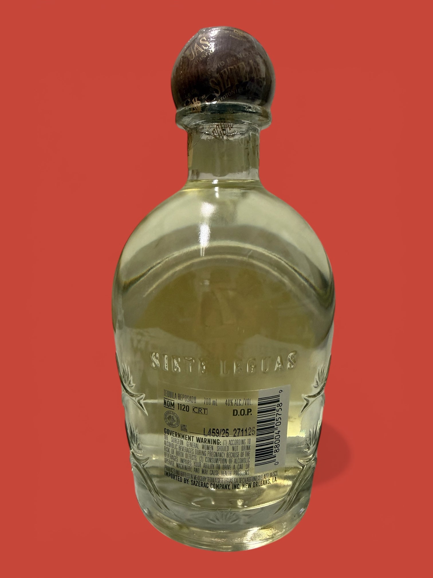 Siete Leguas- Tequila Reposada, 700 mL, Single Bottle