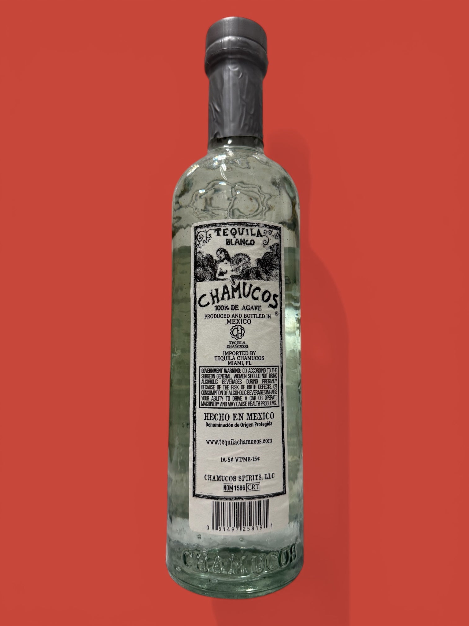 Chamucos - Tequila Blanco (80 Proof), 750 ml, SIngle Bottle