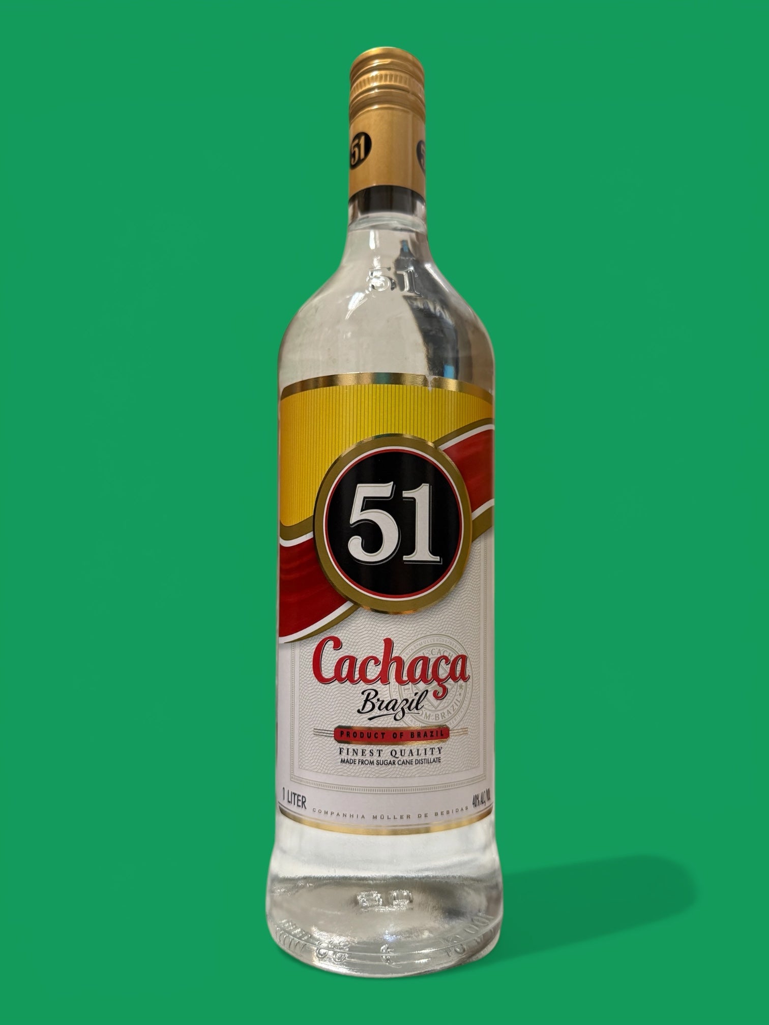 Cachaca 51, 1 L, Single Bottle