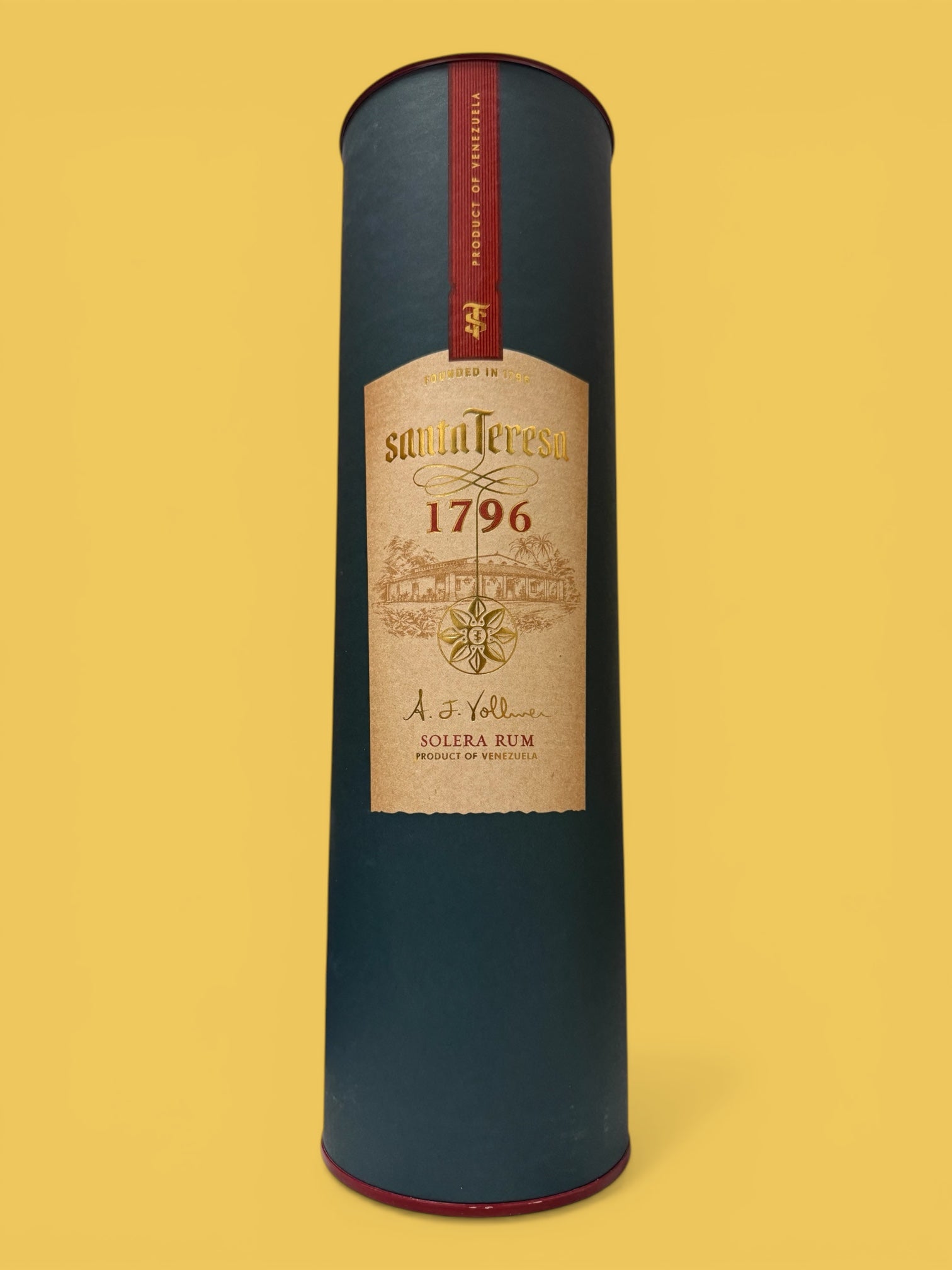 Santa Teresa 1796 - Solera Rum (80 Proof), 750 mL, Glass Bottle