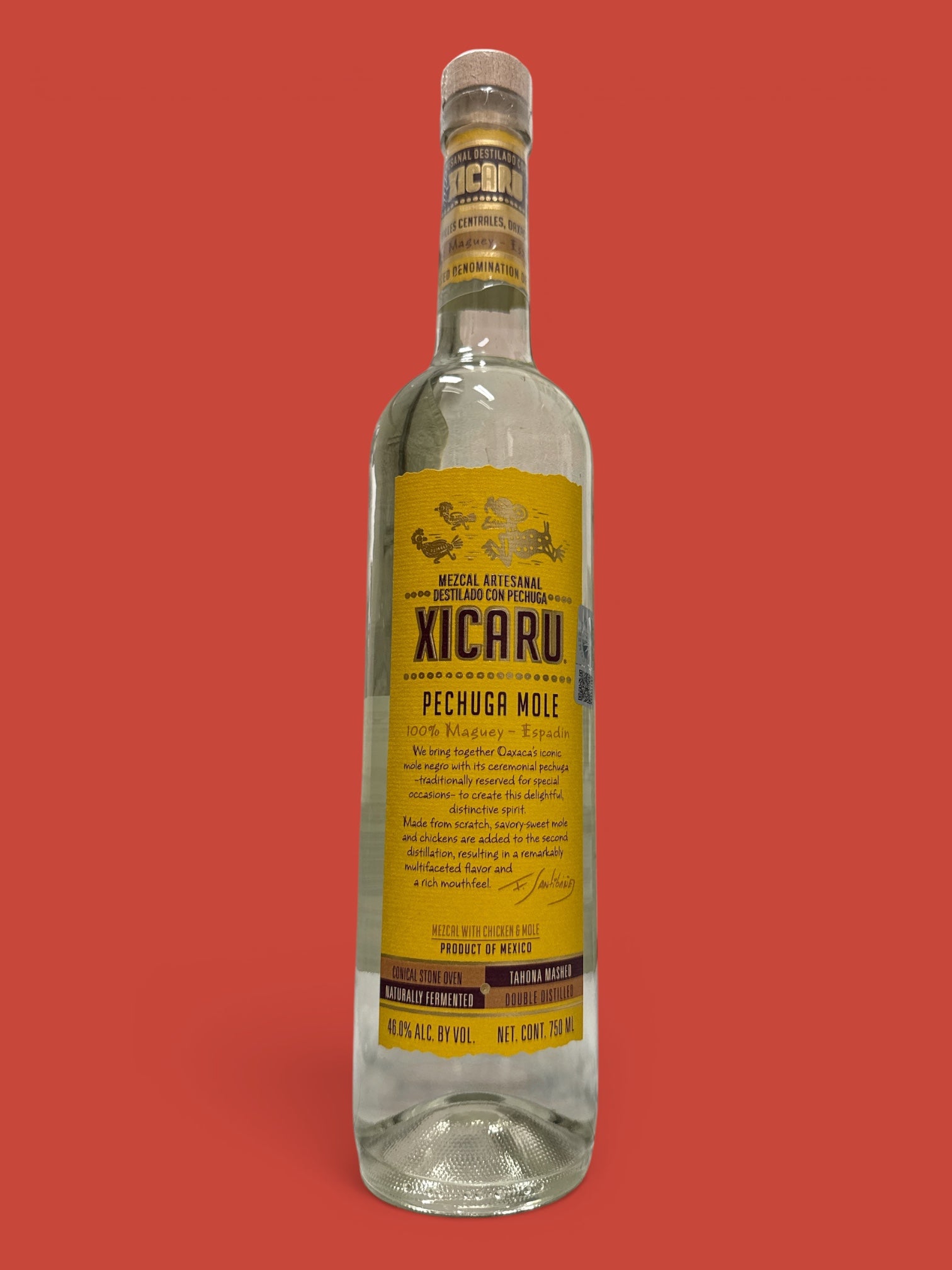 Xicaru - Pechuga Mole Mezcal, 750 ml, Glass Bottle