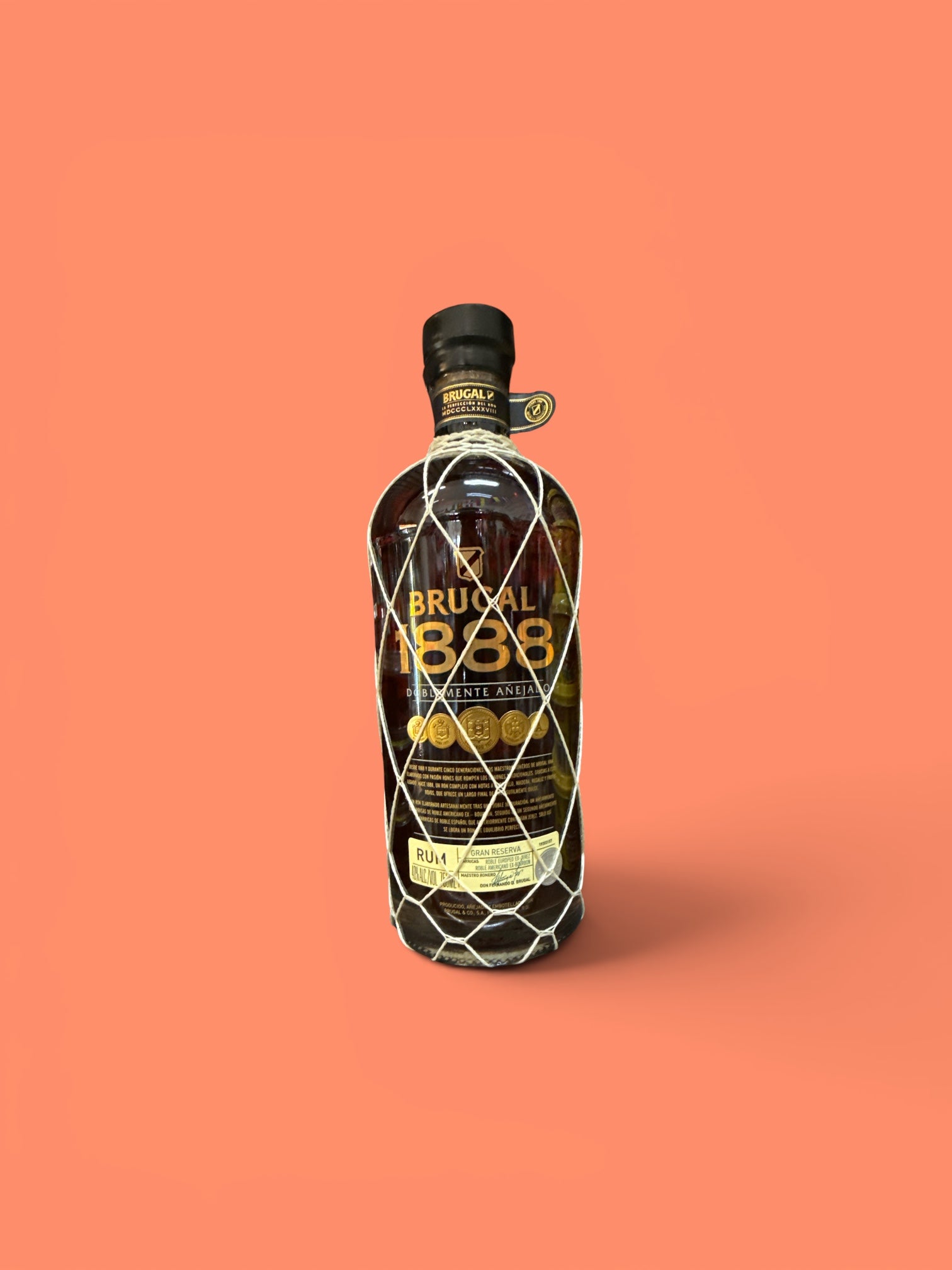 Brugal 1888 - Rum, 750 mL, Glass Bottle