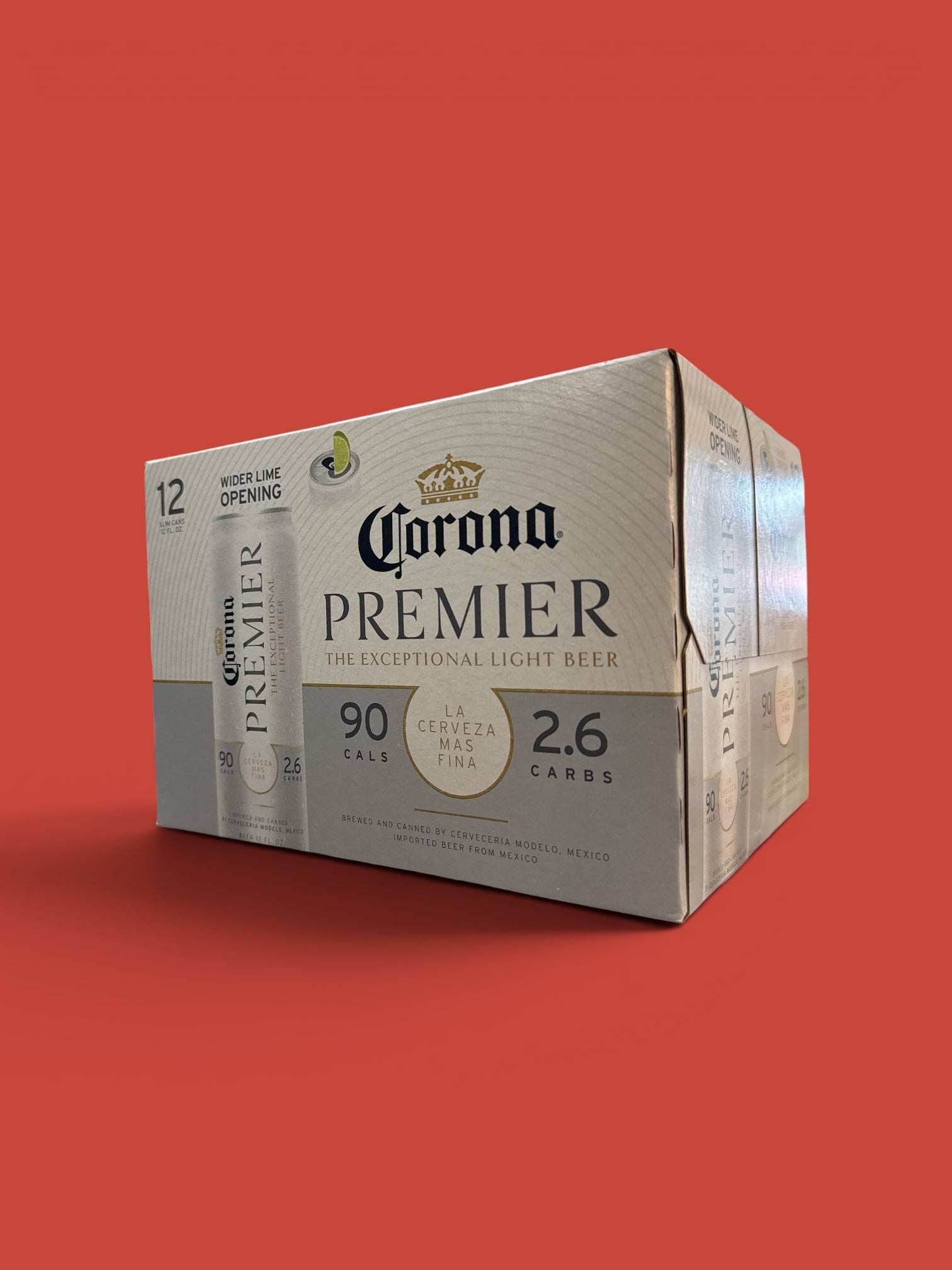 Corona- Premier Mexican Lager Beer, 12 oz cans, 12 Pack
