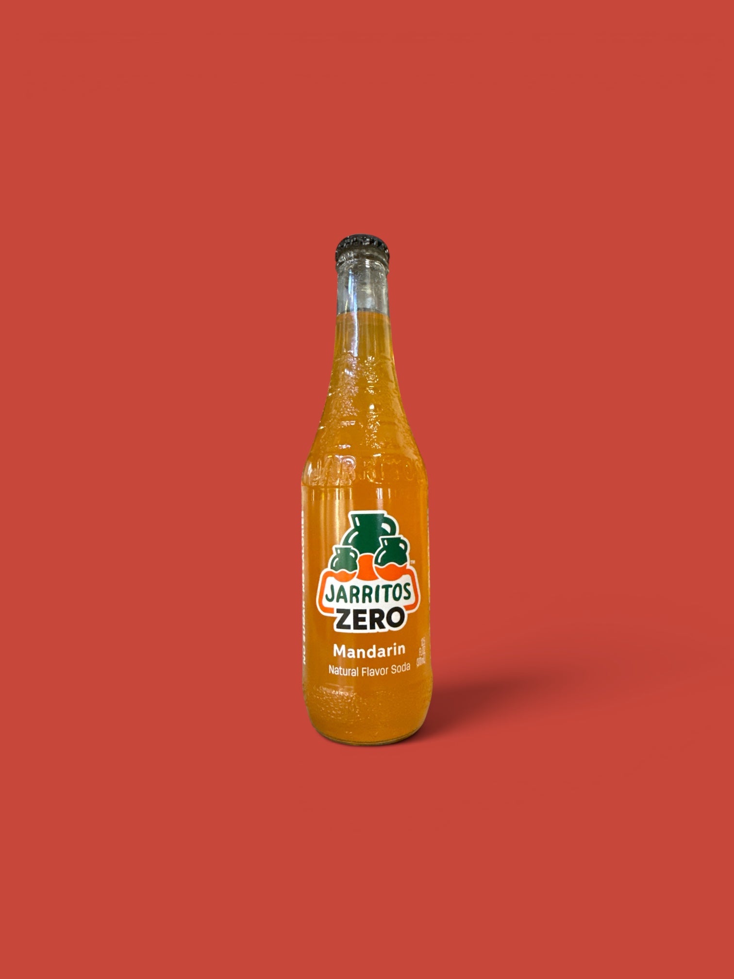 Jarritos - Mandarina Zero, Glass Bottle, 12.5 oz