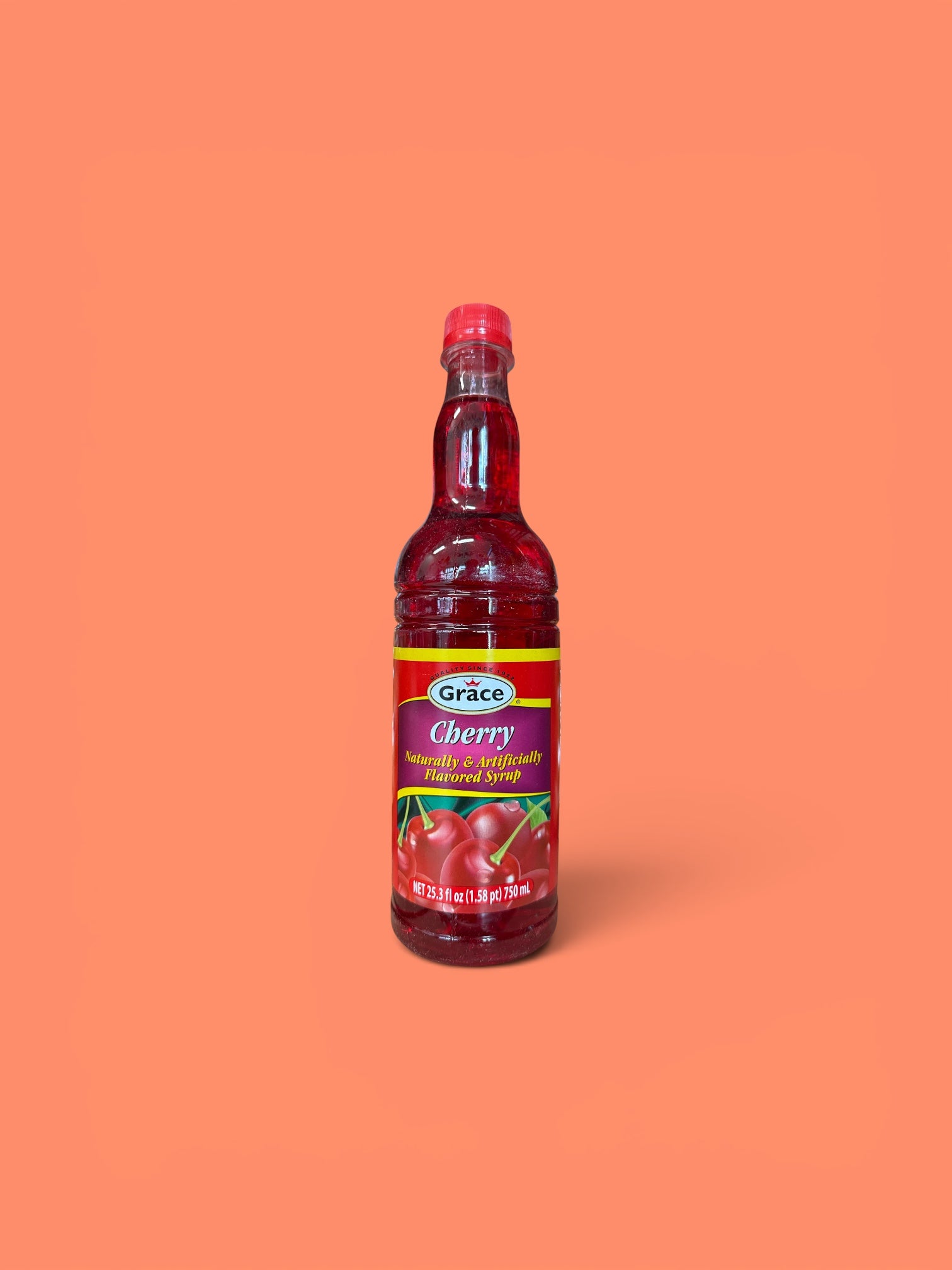 Grace- Cherry Syrup, 25.5oz, single bottle