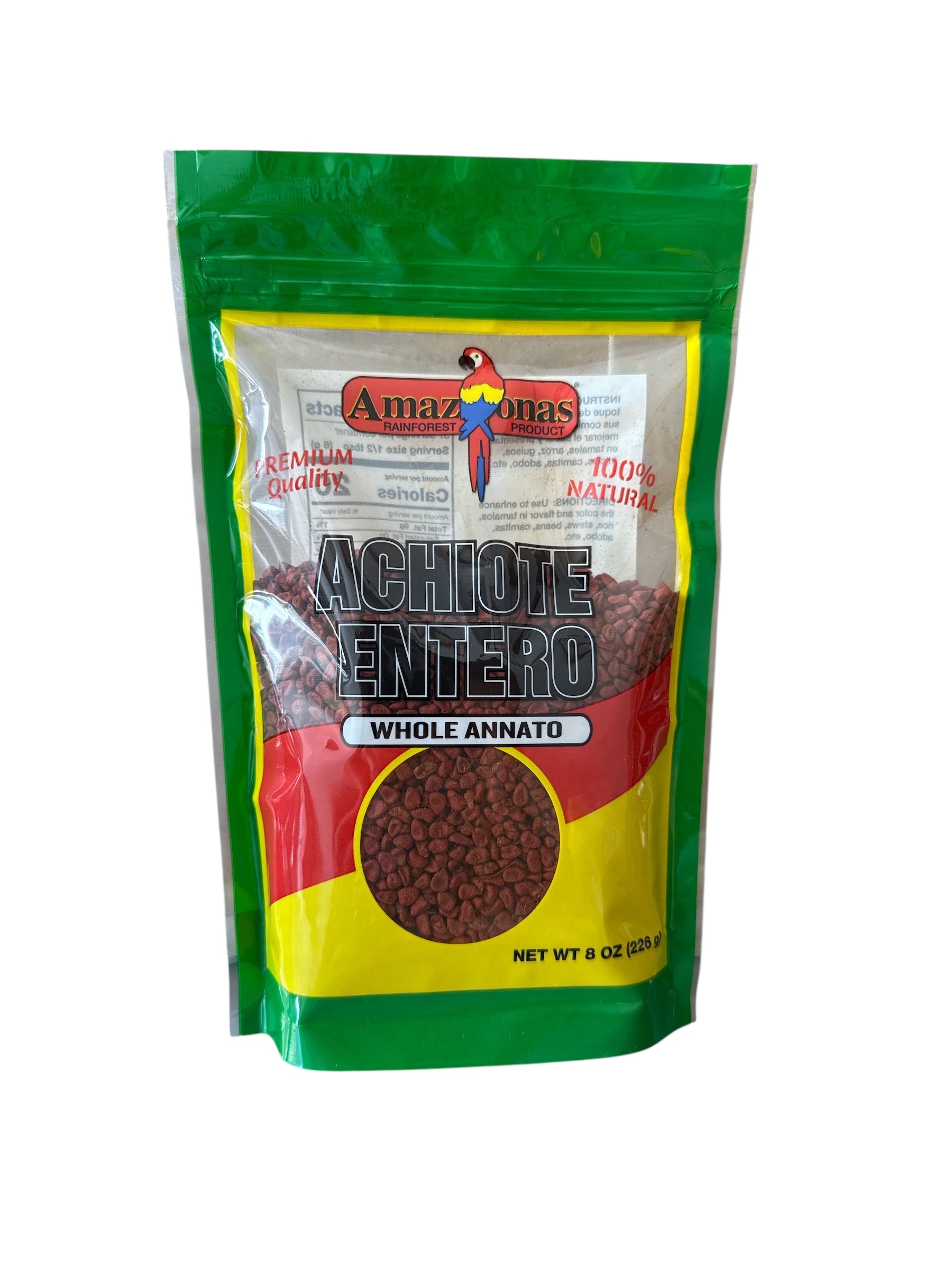 Amazonas - Achiote Entero, 8 oz, Single pack