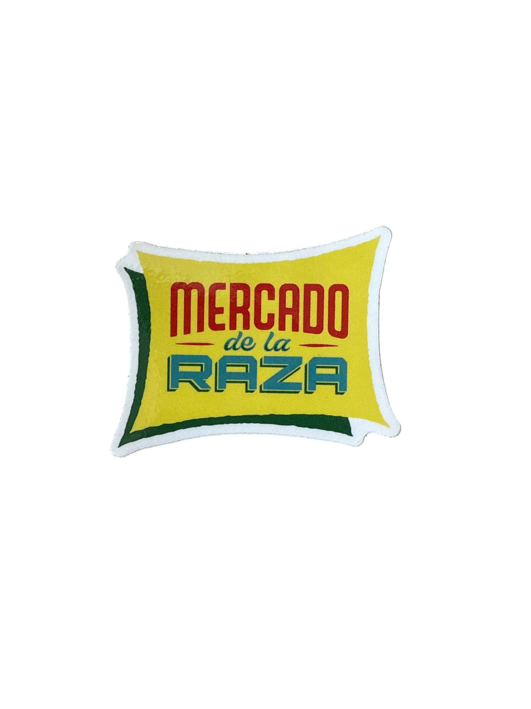 Mercado de La Raza- 3” Logo Sticker Green