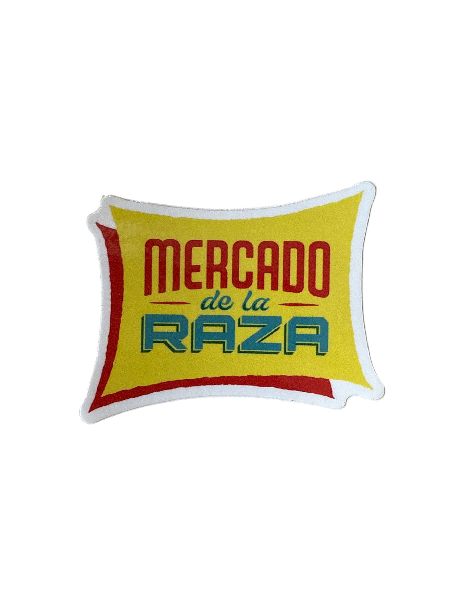 Mercado de La Raza- 3” Logo Sticker Red