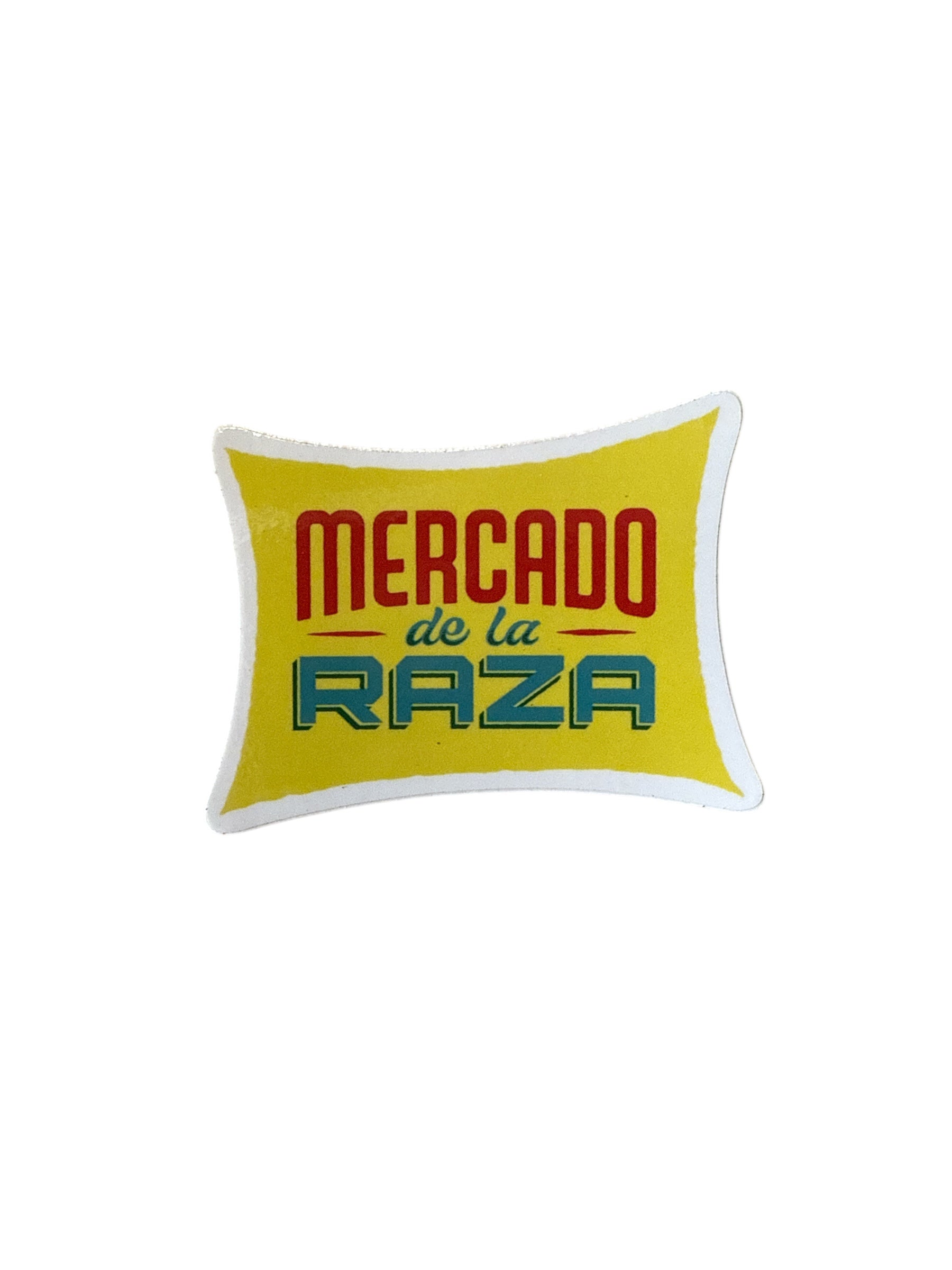 Mercado de La Raza- 3” Logo Sticker Yellow