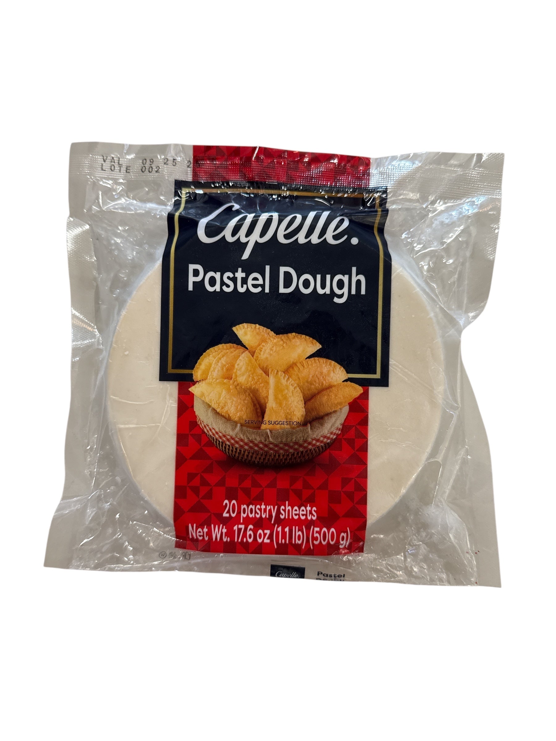 Capelle - Massa de Pastel Disco, 500 grs, Single Piece