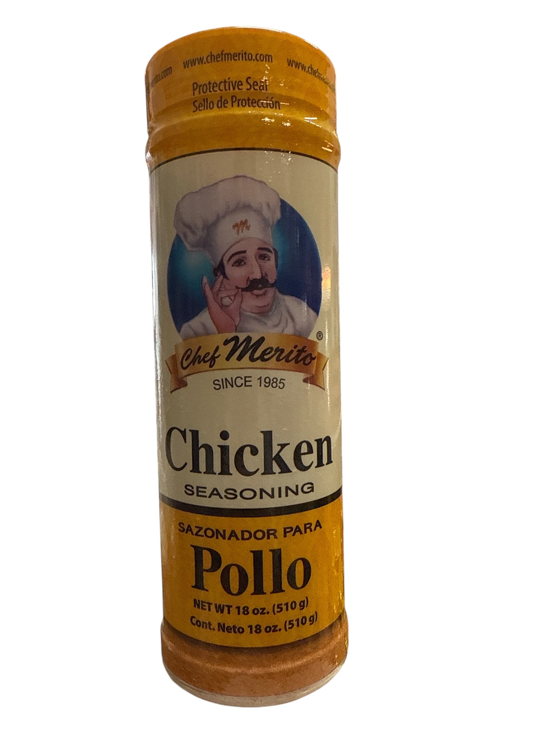 Chef Merito- Sazonador para Pollo, 18 oz