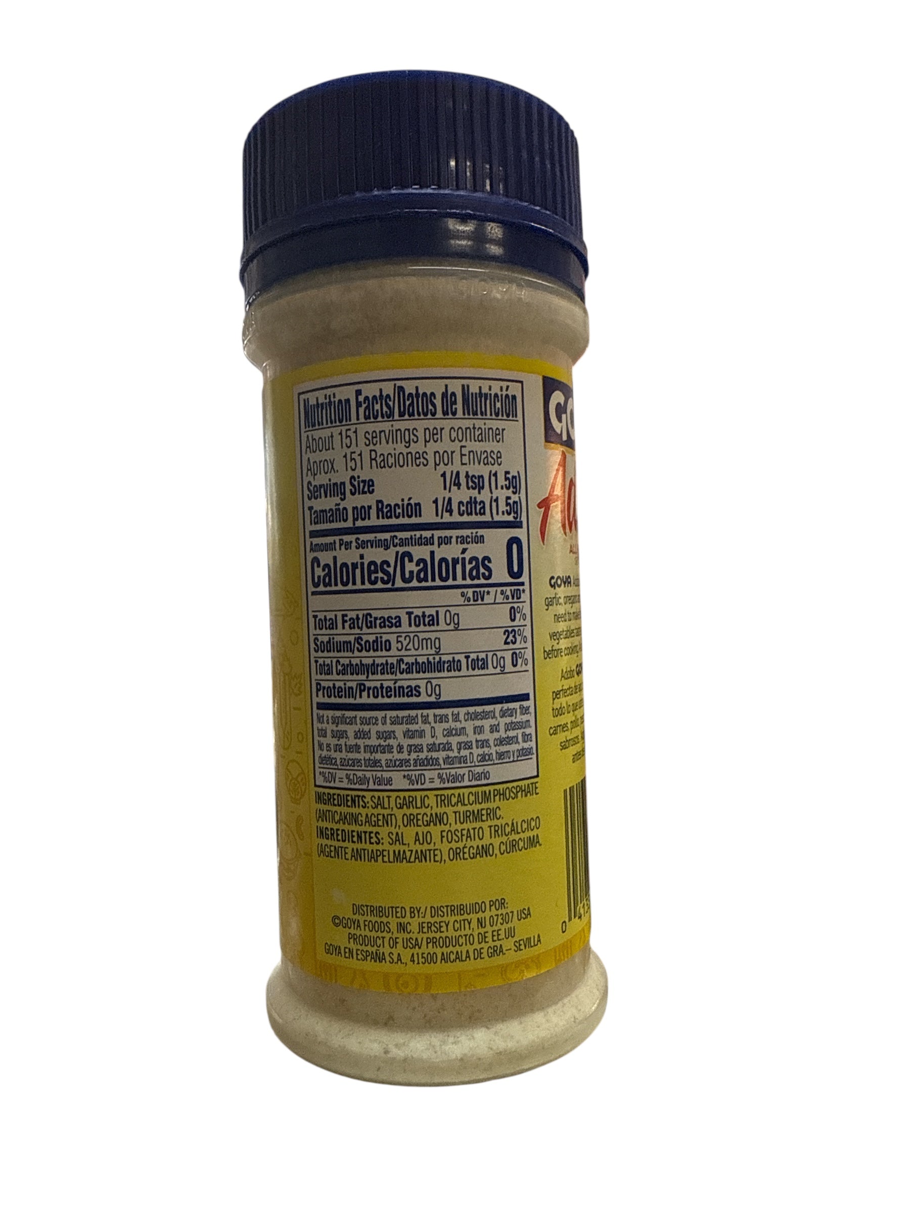 Goya- Adobo Sin Pimienta (8 oz)