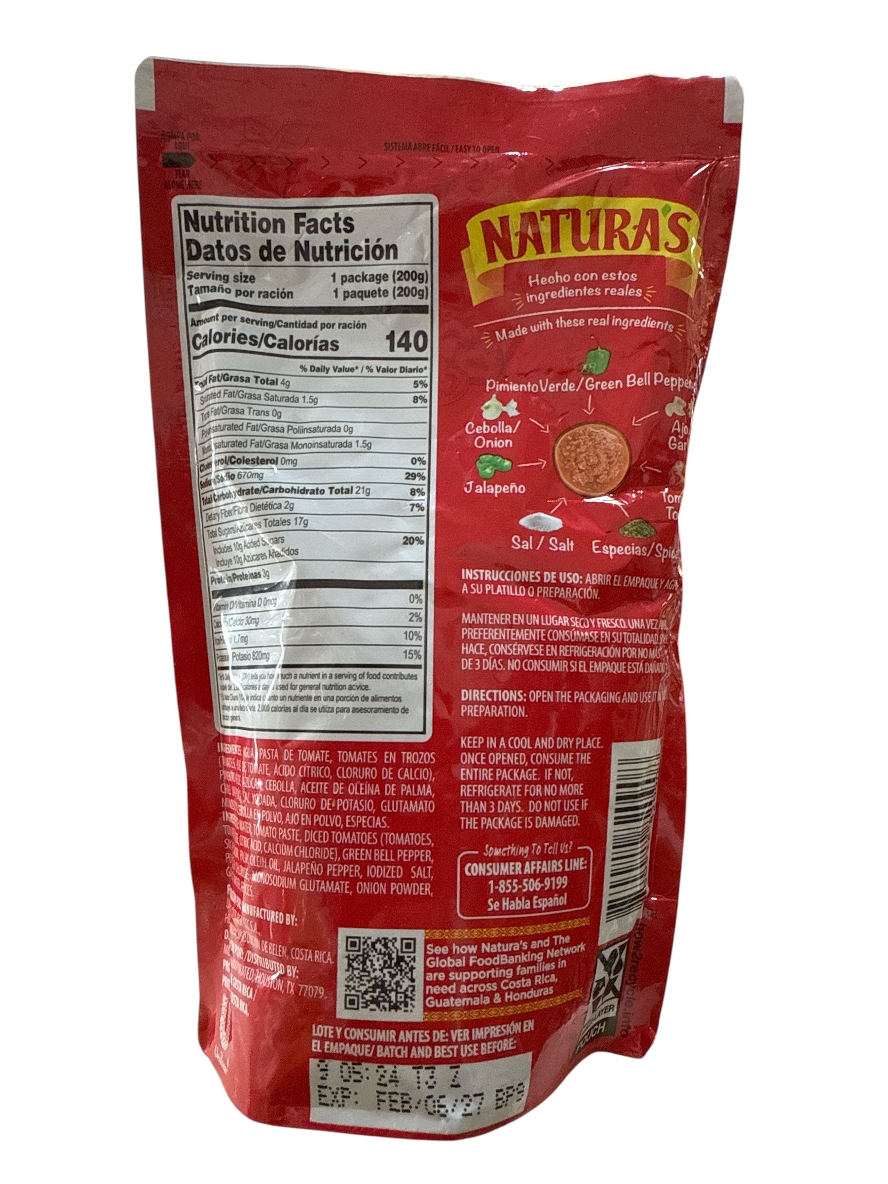 Naturas - Salsa Ranchera (7.1 Oz)