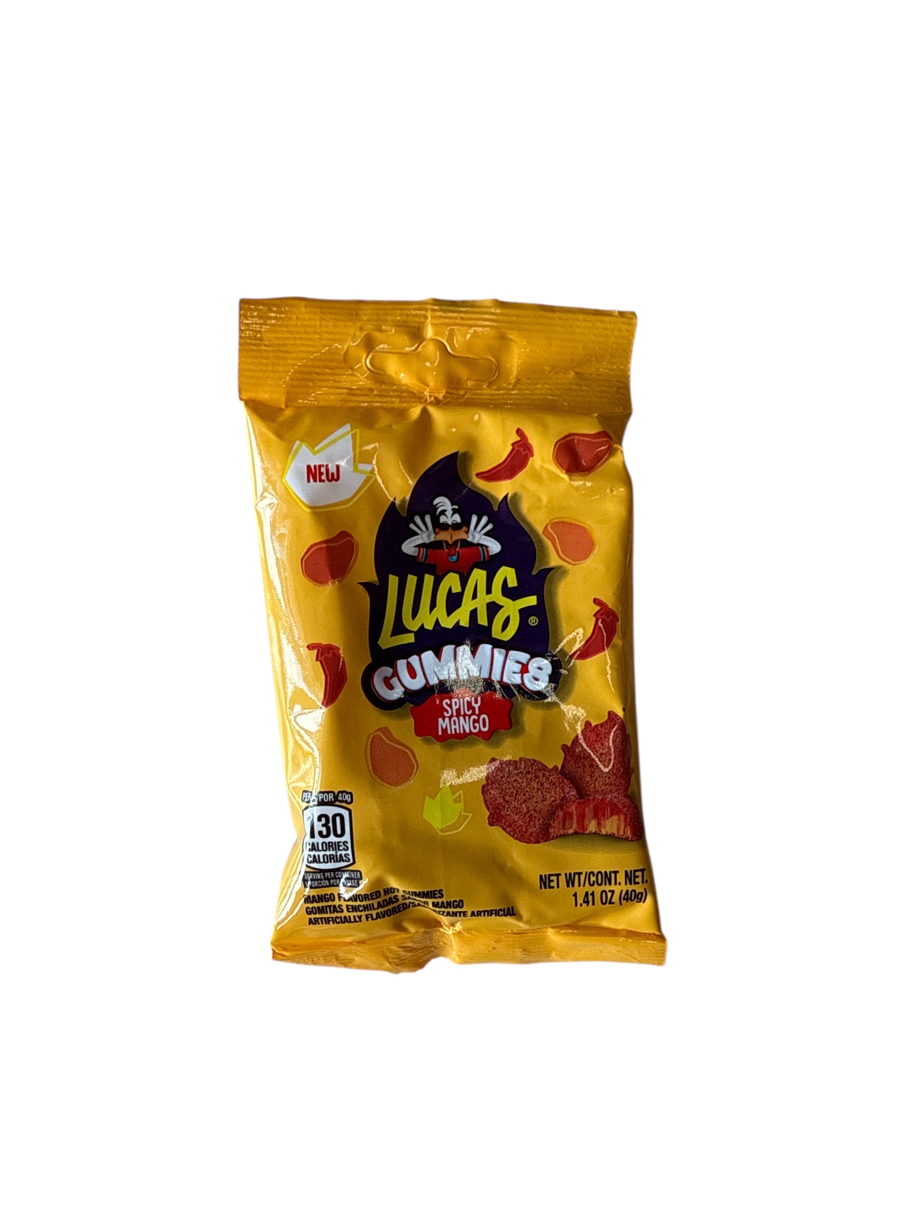 Lucas- Gummies Spicy Mango Snack Size, 40 g